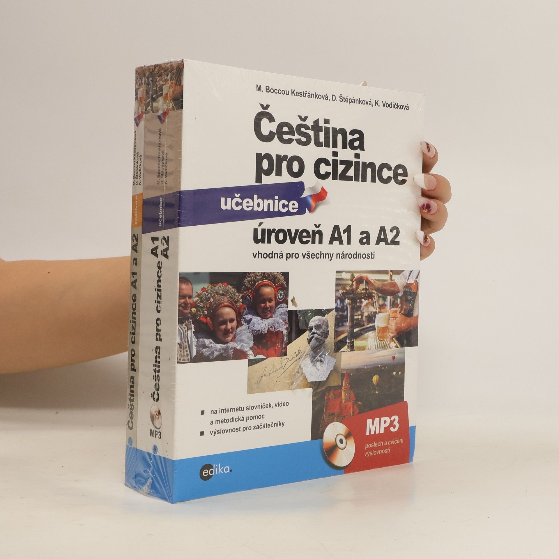 Marie Kestřánková Čeština pro cizince : úroveň A1 a A2. Cvičebnice a učebnice