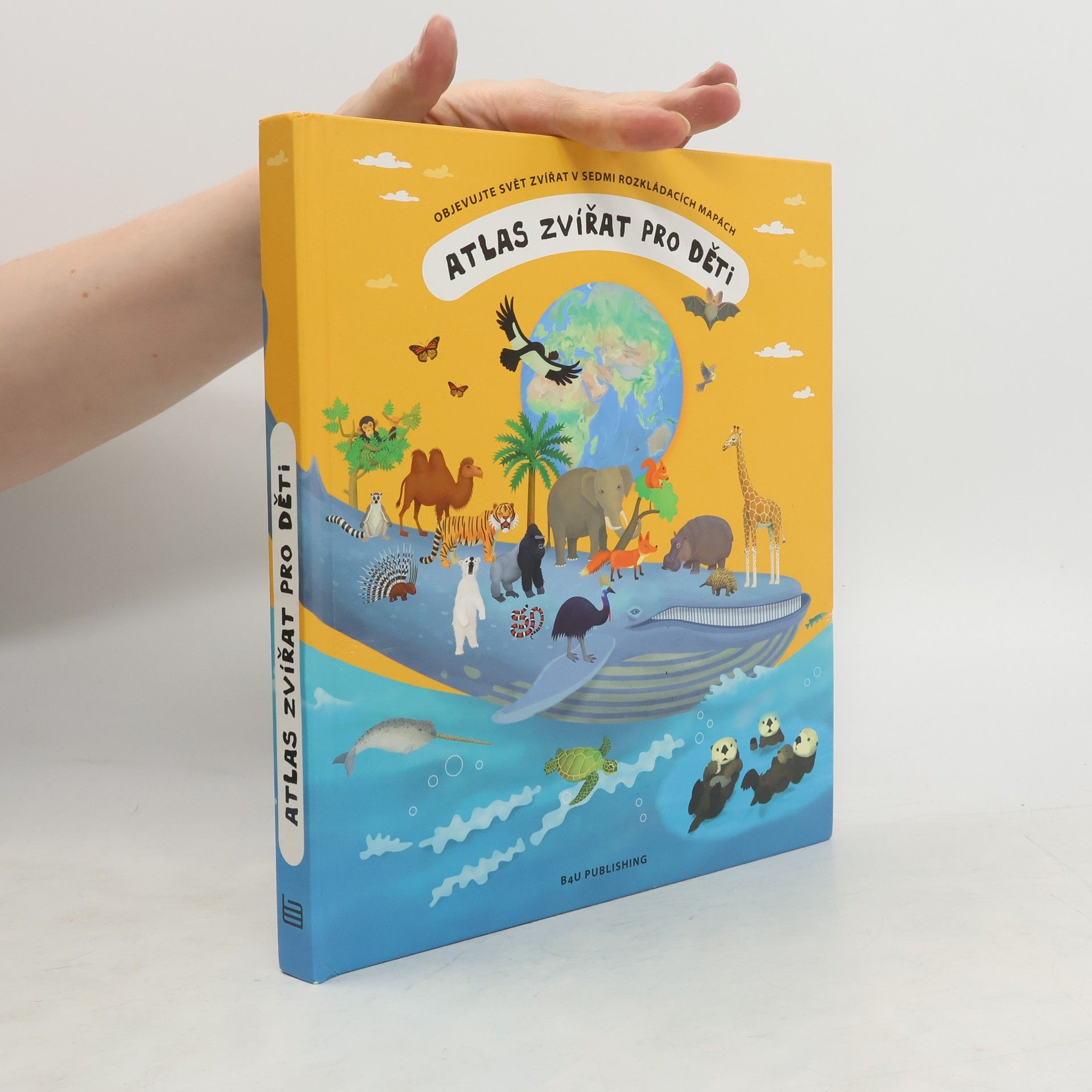 Tomáš Tůma Atlas zvířat pro děti : objevujte svět zvířat v sedmi rozkládacích mapách