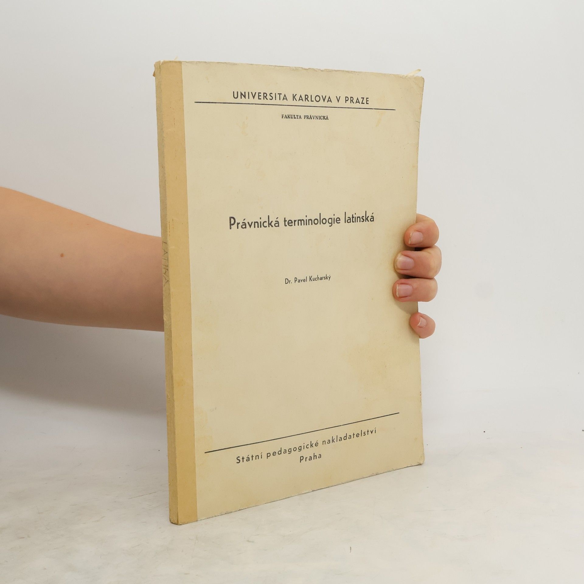 Pavel Kucharský Právnická terminologie latinská