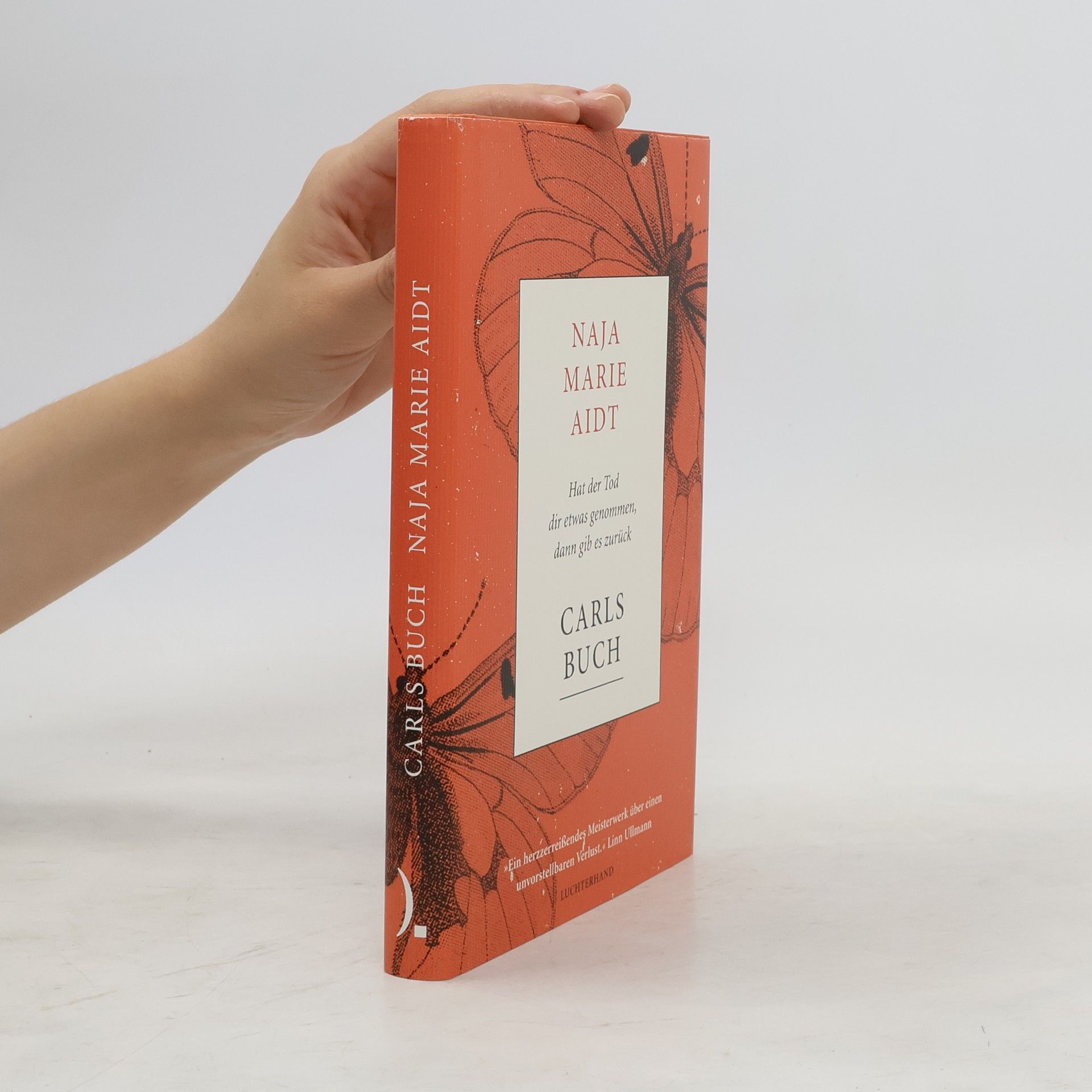 Naja Marie Aidt Carls Buch. "Ein herzzerreißendes Meisterwerk über einen unvorstellbaren Verlust." Linn Ullmann