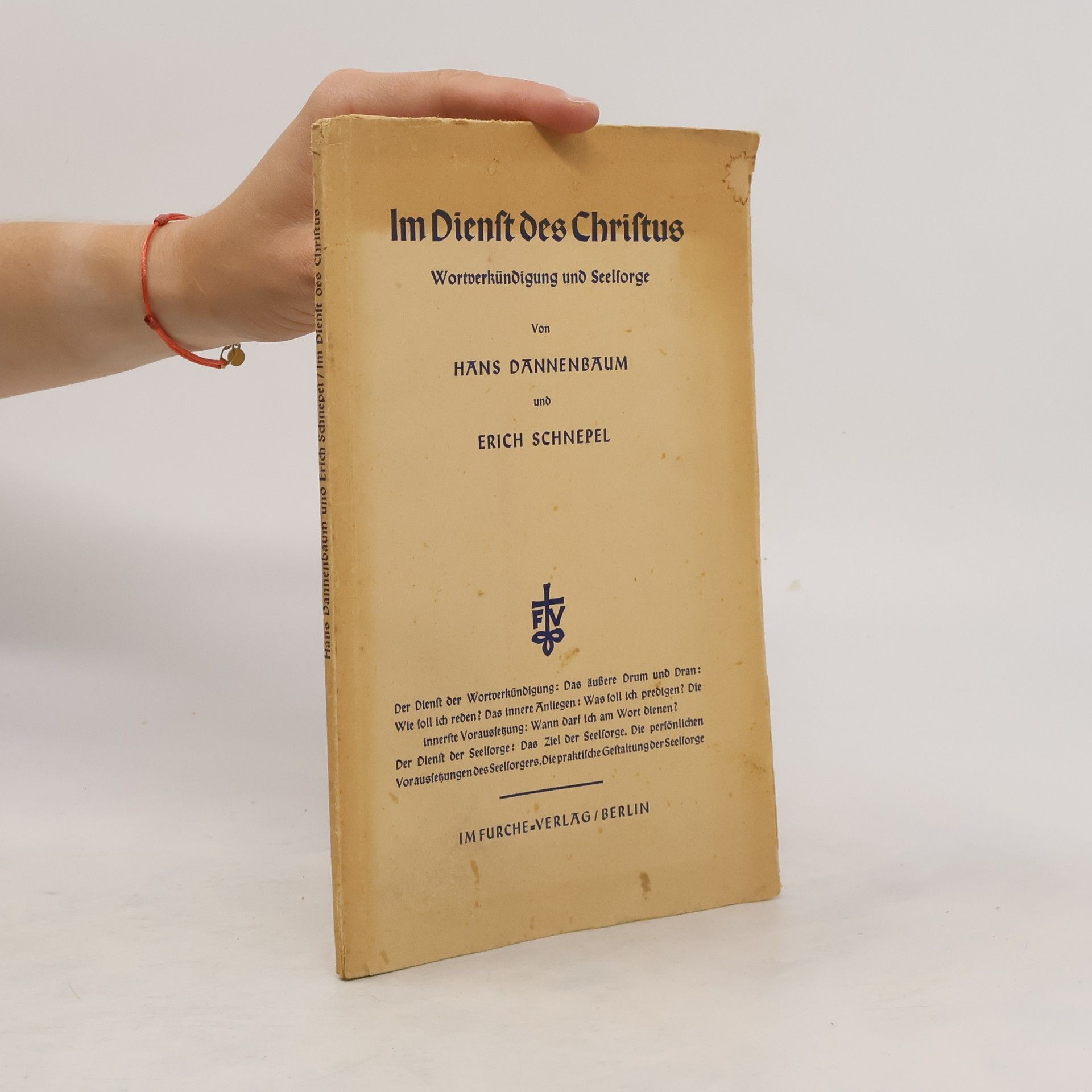 Hans Dannenbaum Im Dienst des Christus