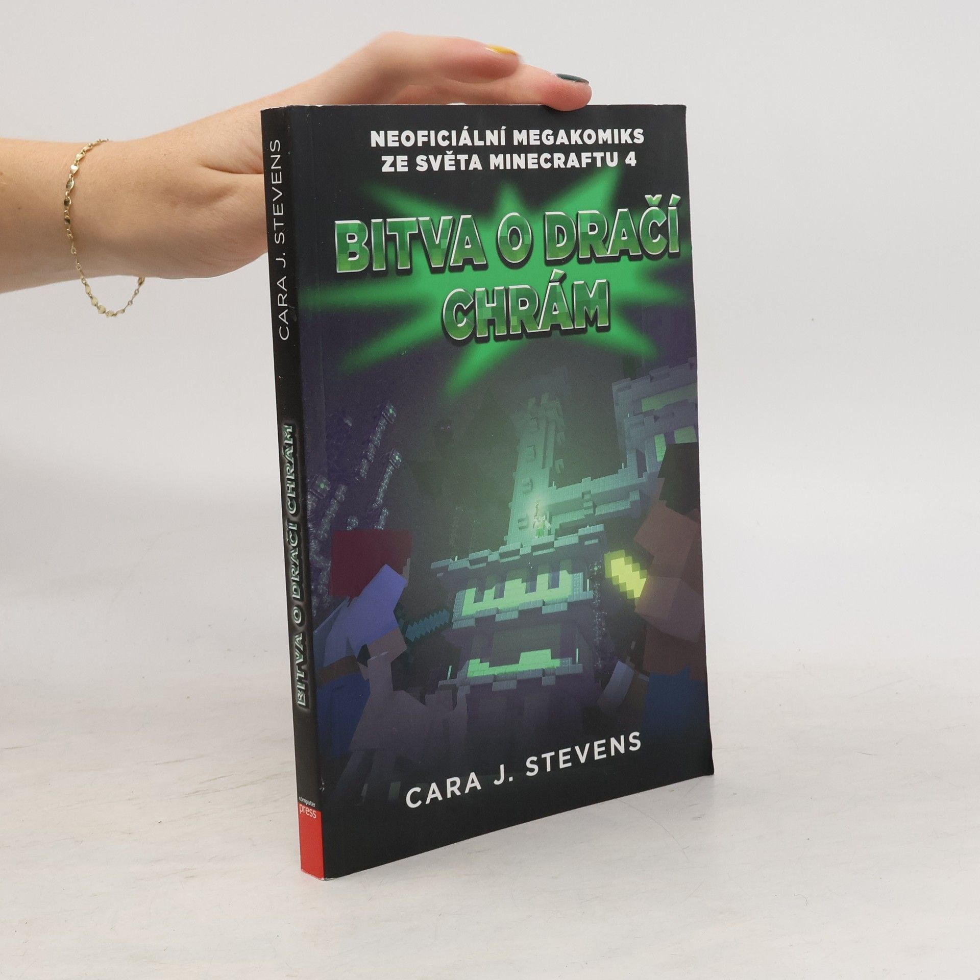 Cara J. Stevens Bitva o dračí chrám: Neoficiální megakomiks ze světa Minecraftu 4