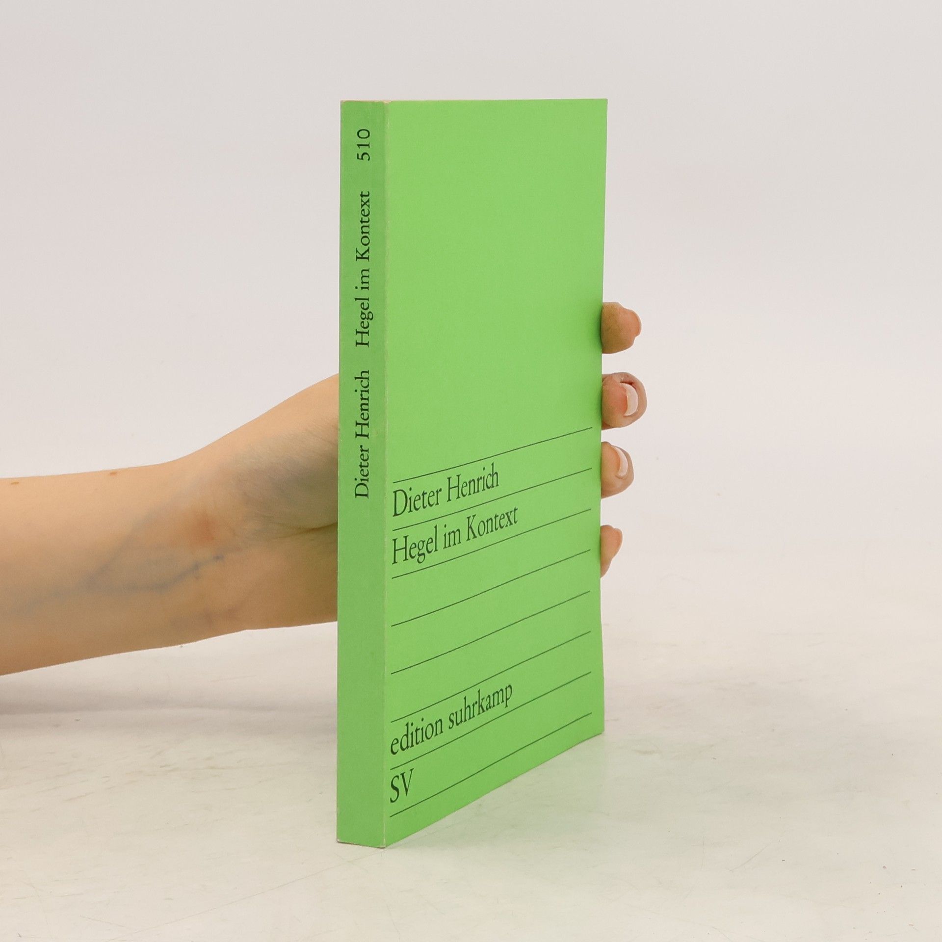 Dieter Henrich Hegel im Kontext