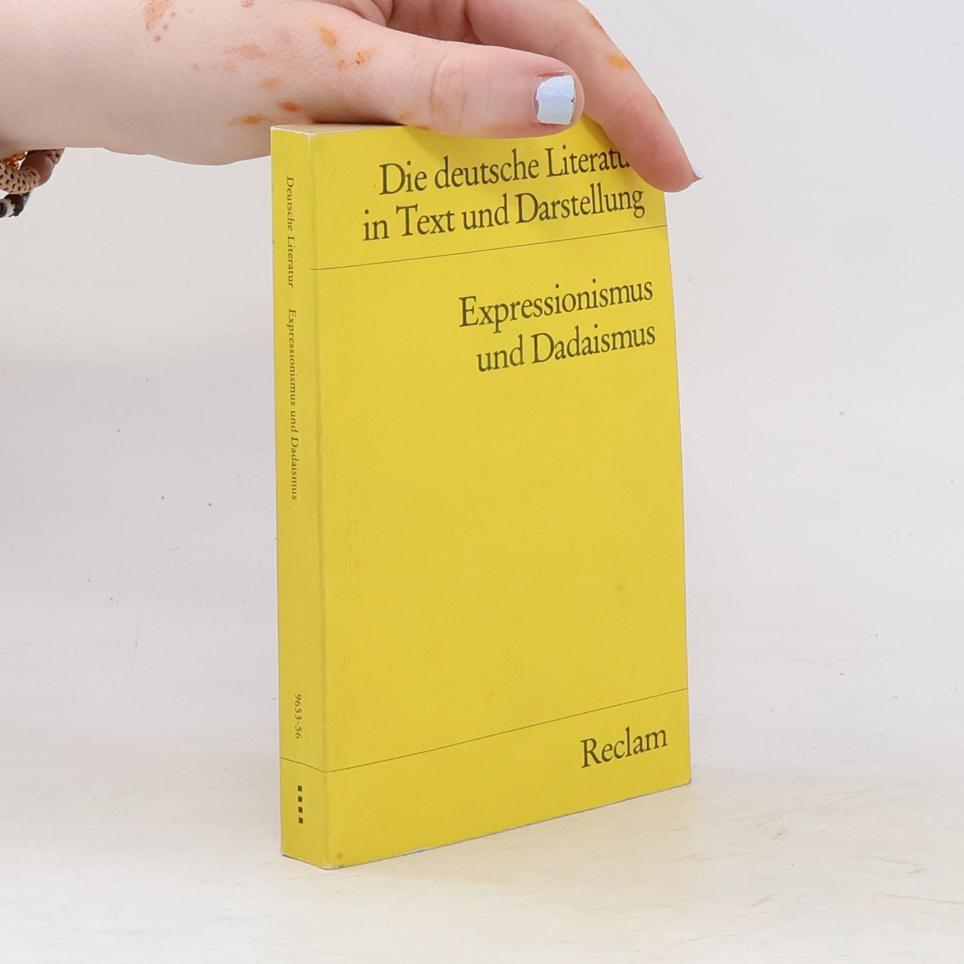 Otto F. Best Die deutsche Literatur : ein Abriss in Text und Darstellung. Band 14, Expressionismus und Dadaismus : herausgegeben von Otto F. Best und Hans-Jürgen Schmitt [celý soubor]
