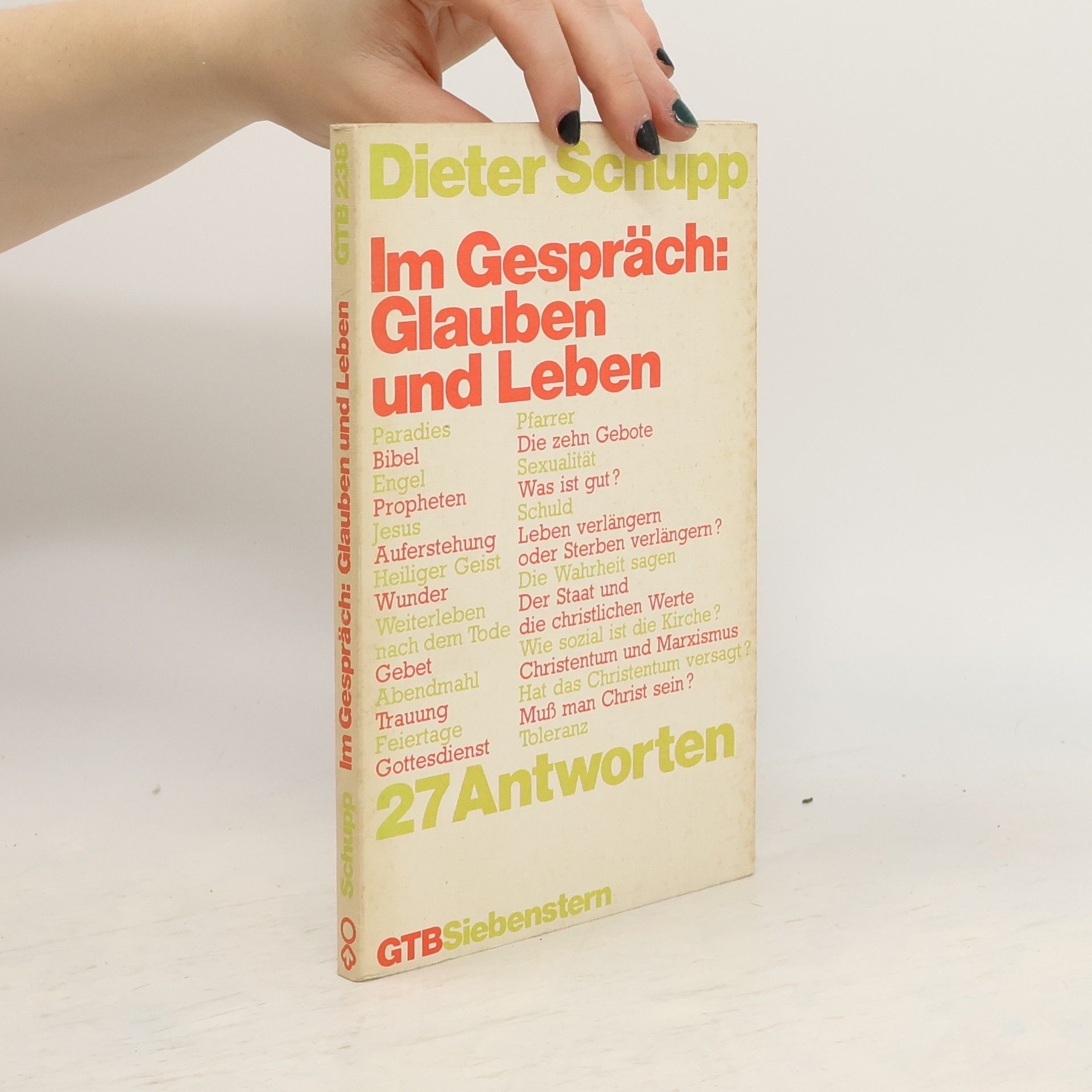 Dieter Schupp Im Gespräch: Glauben und Leben