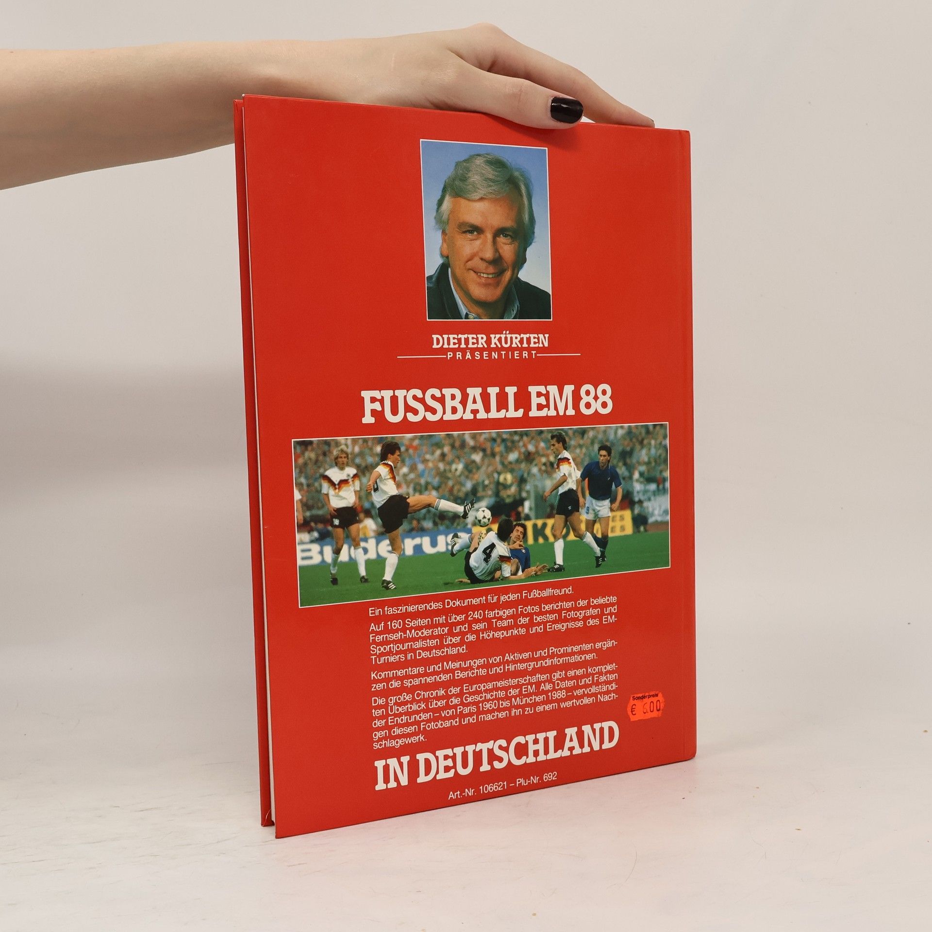 Dieter Kürten Fussball EM '88 in Deutschland