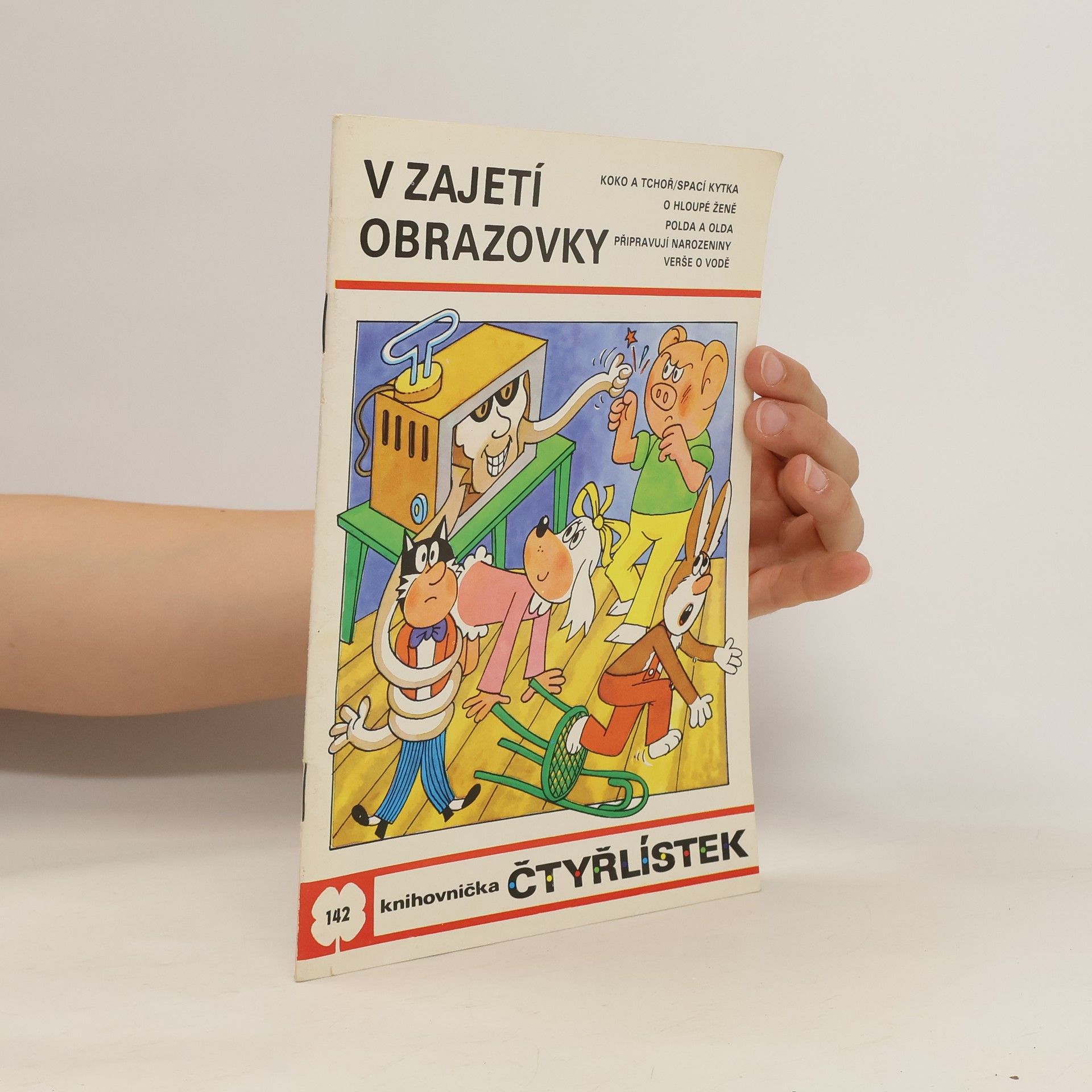 Kolektív autorov Čtyřlístek 142. V zajetí obrazovky