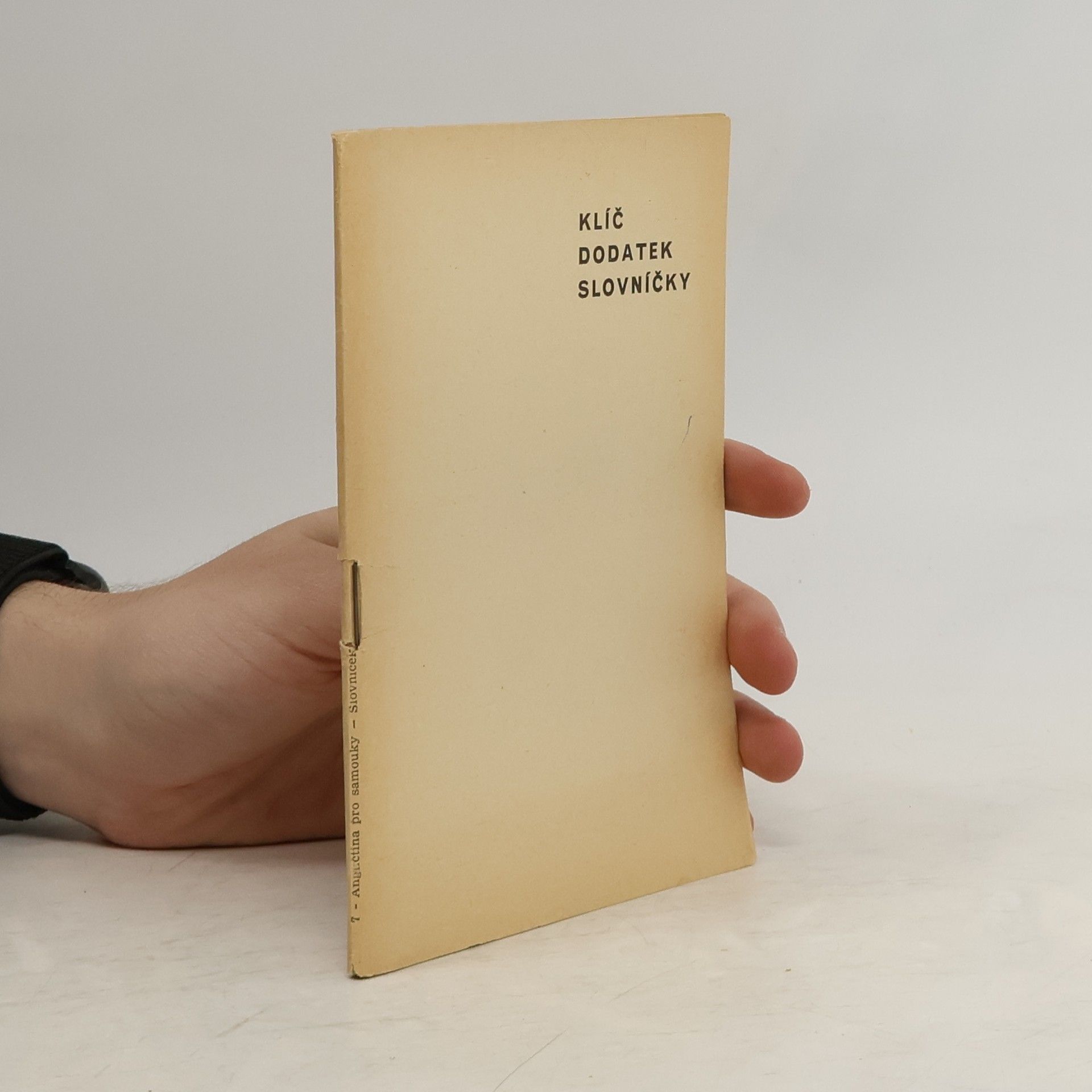 AA.VV. Klíč, Dodatek, Slovníčky
