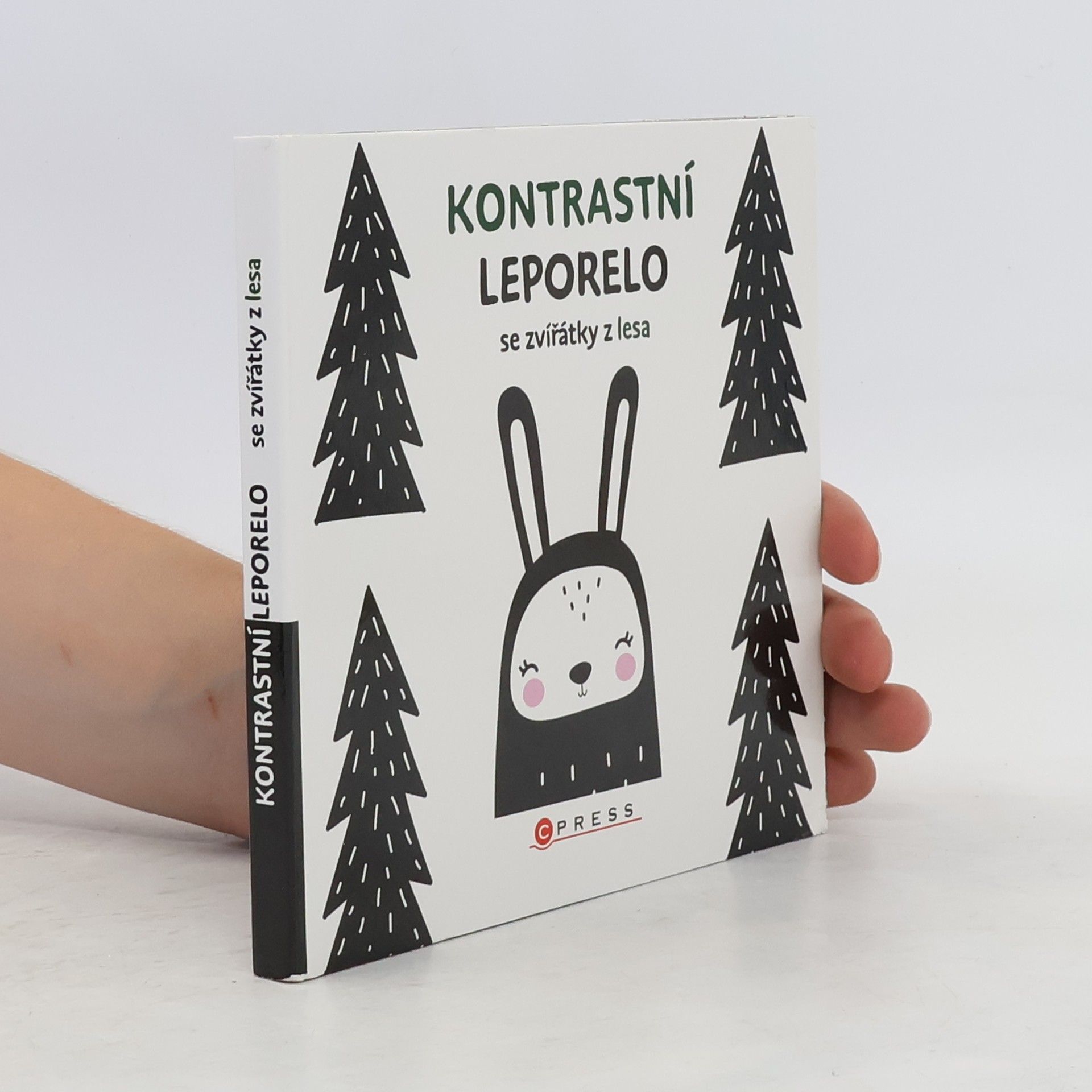 AA.VV. Kontrastní leporelo se zvířátky z lesa