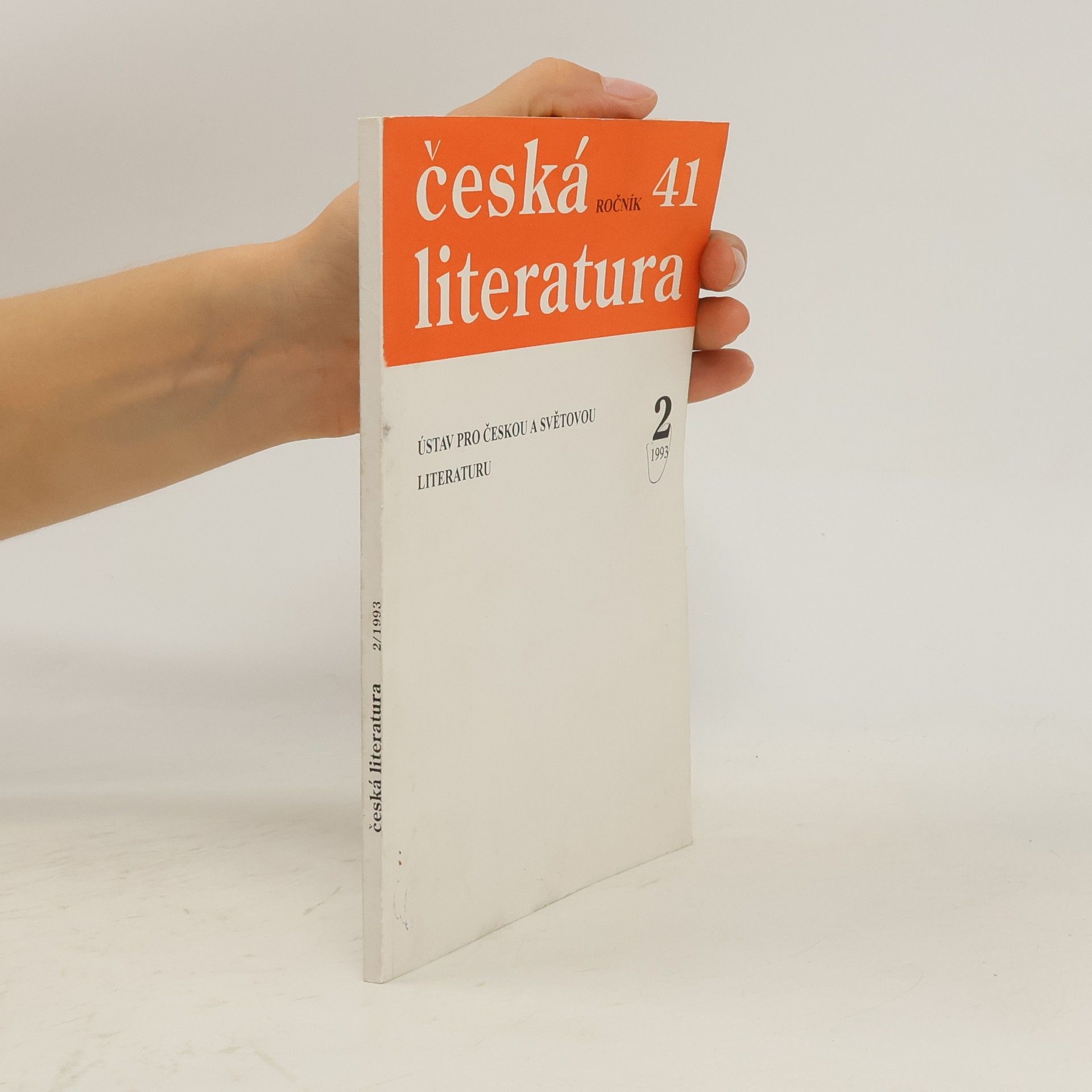 Collectif d'auteurs Česká literatura 2/1993