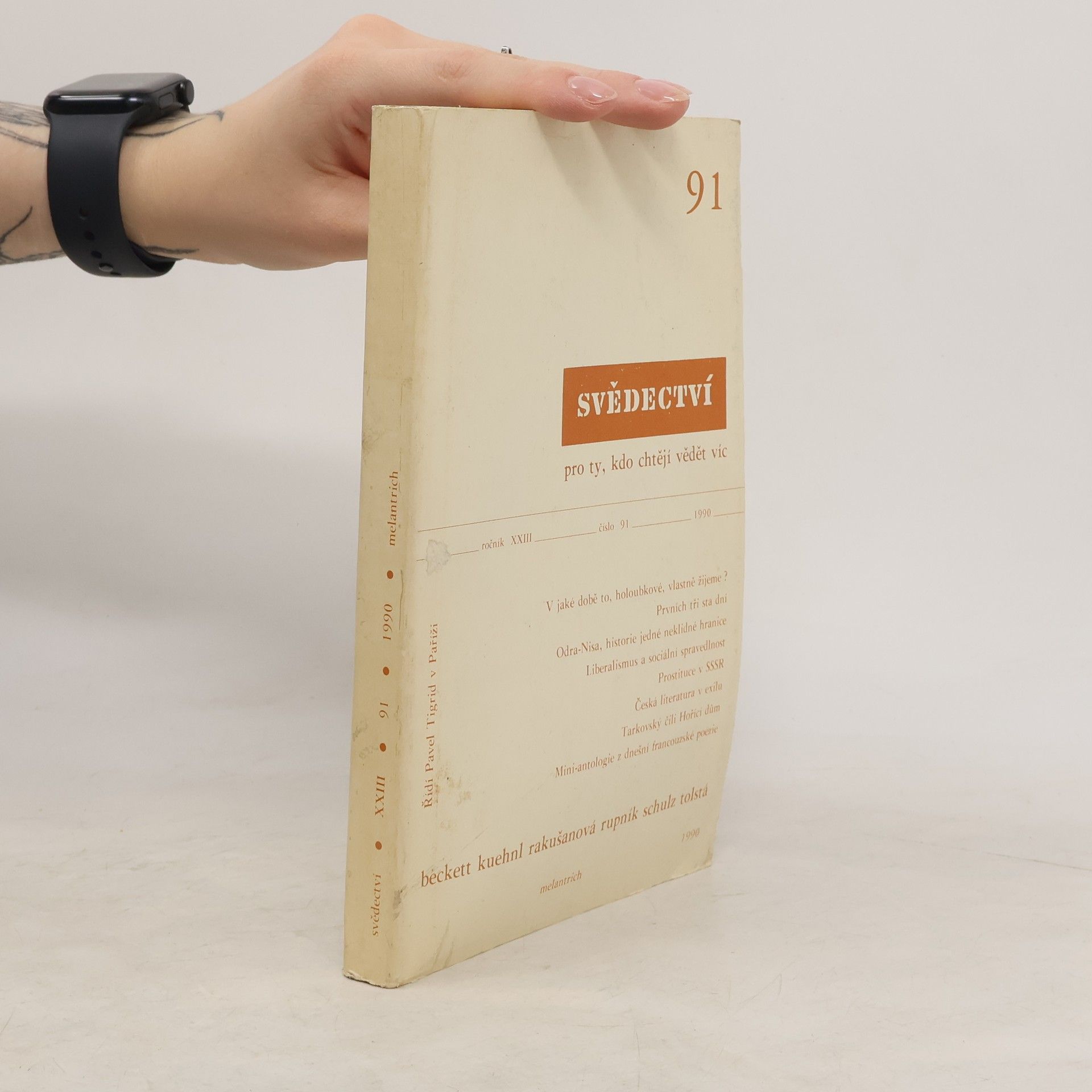 Pavel Tigrid Svědectví 91 pro ty, kdo chtějí vědět víc