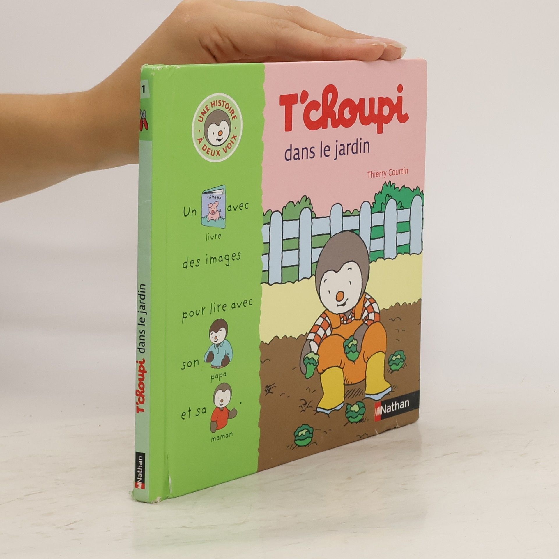 Thierry Courtin T'choupi dans le jardin
