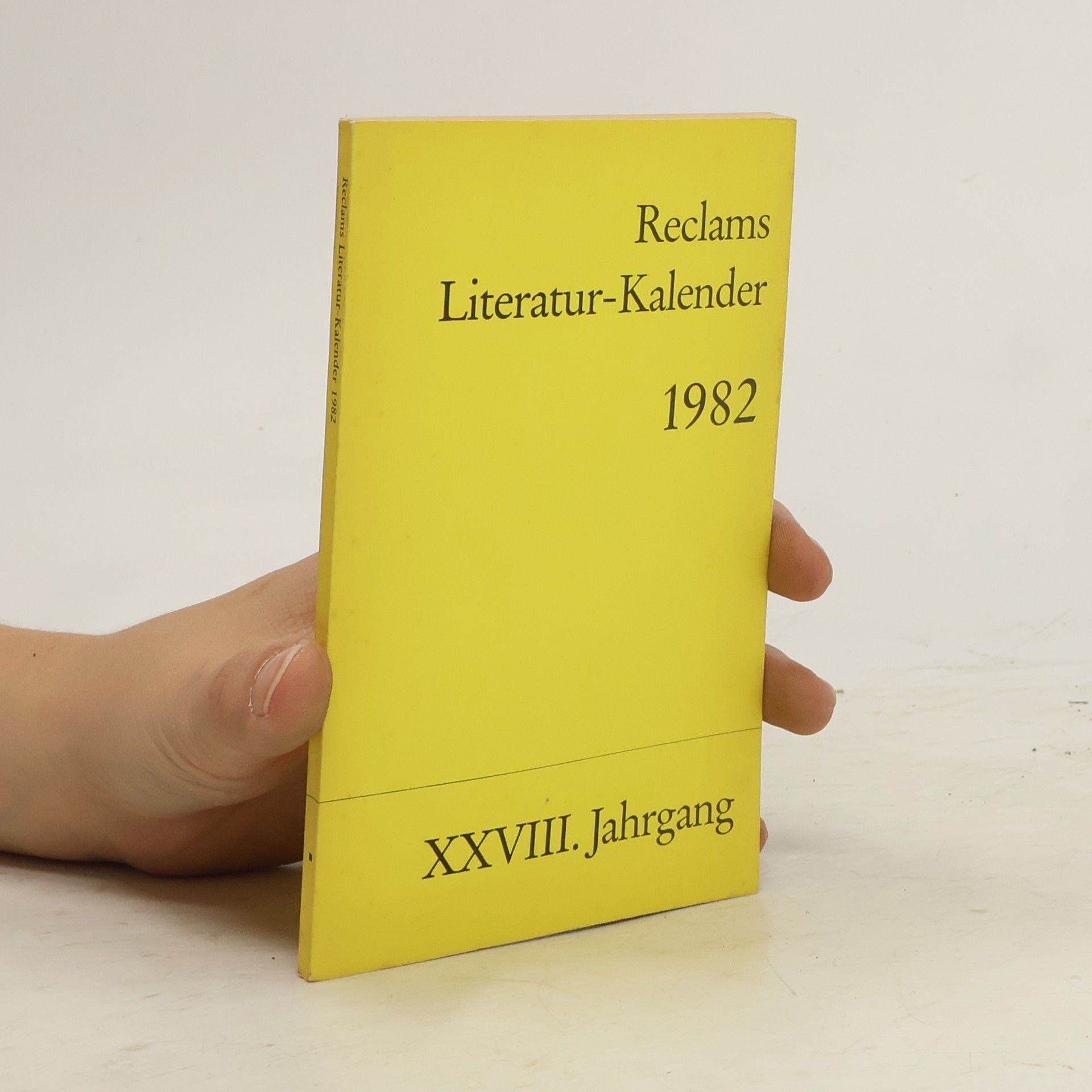 AA.VV. Reclams Literatur-Kalender 1982
