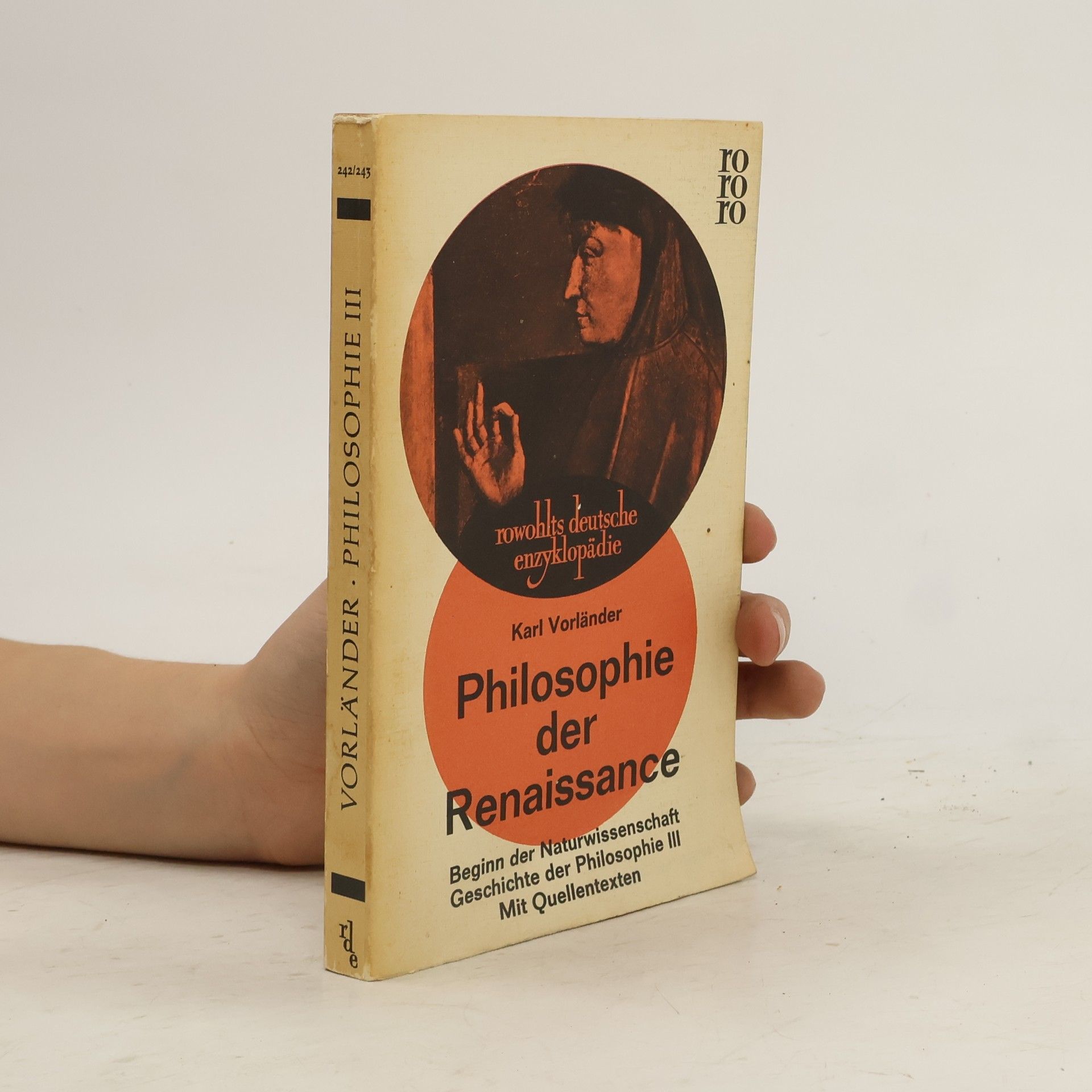 Carl Vorländer Philosophie der Renaissance
