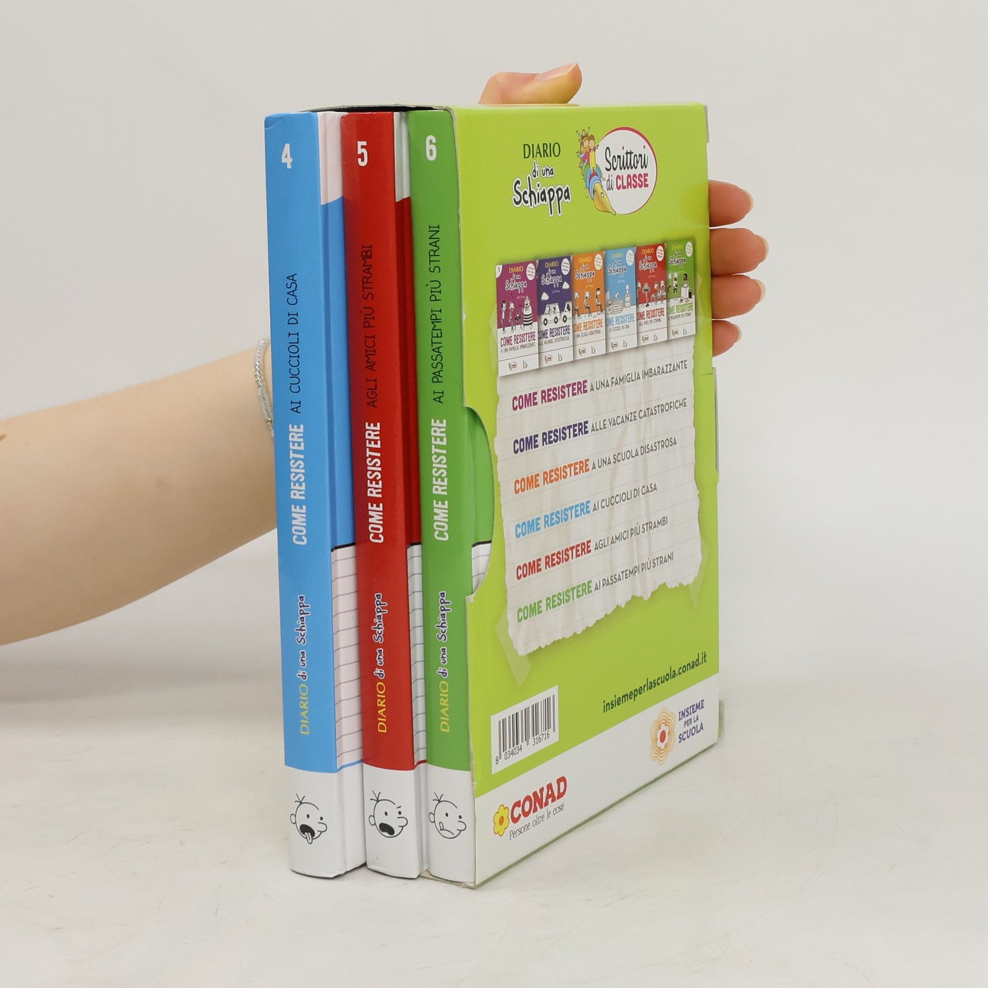 Jeff Kinney Diario di una Schiappa 4-6