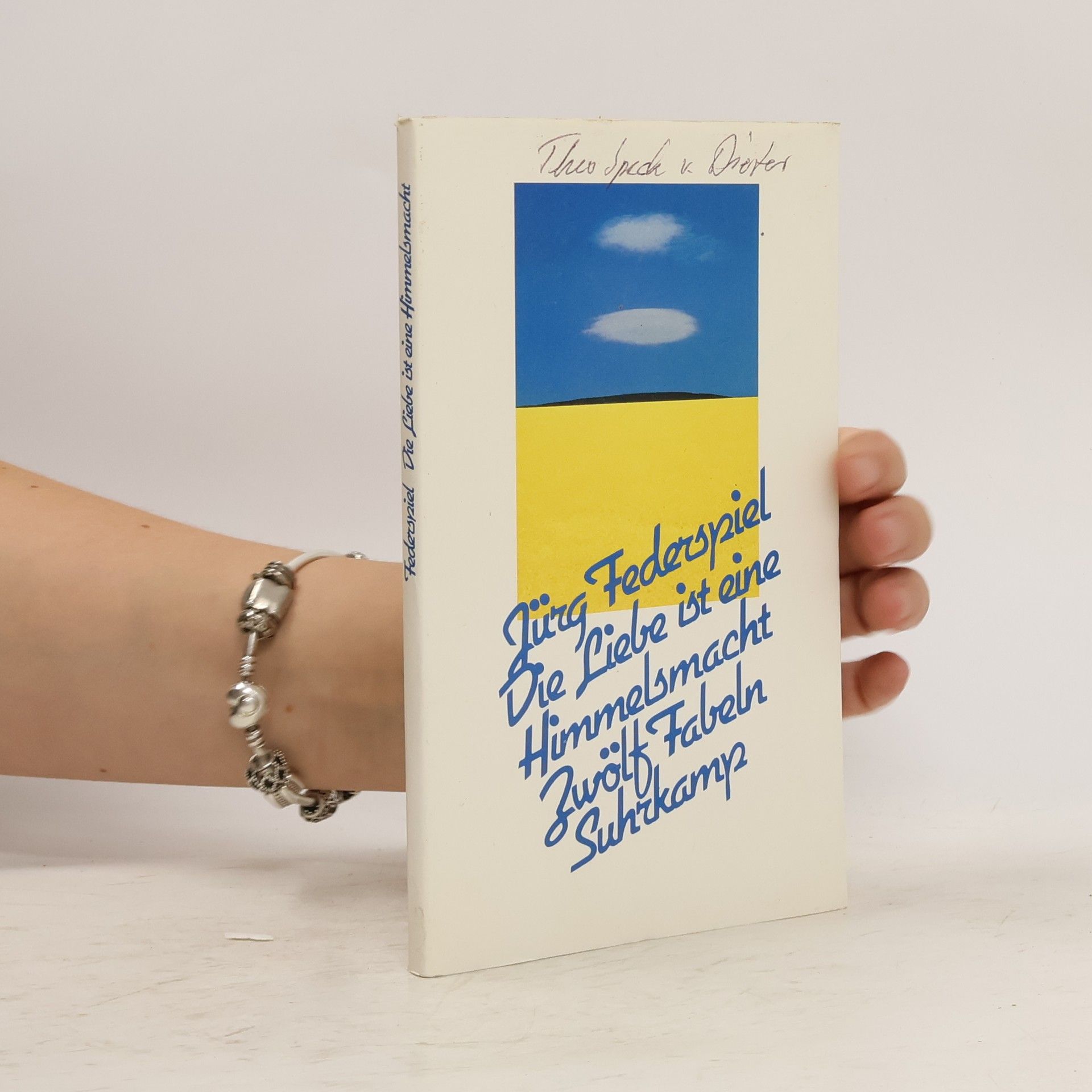 Jürg Federspiel Die Liebe ist eine Himmelsmacht