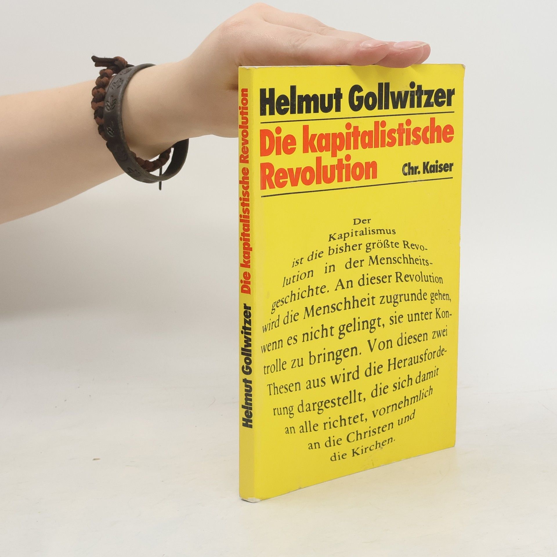 Helmut Gollwitzer Die kapitalistische Revolution
