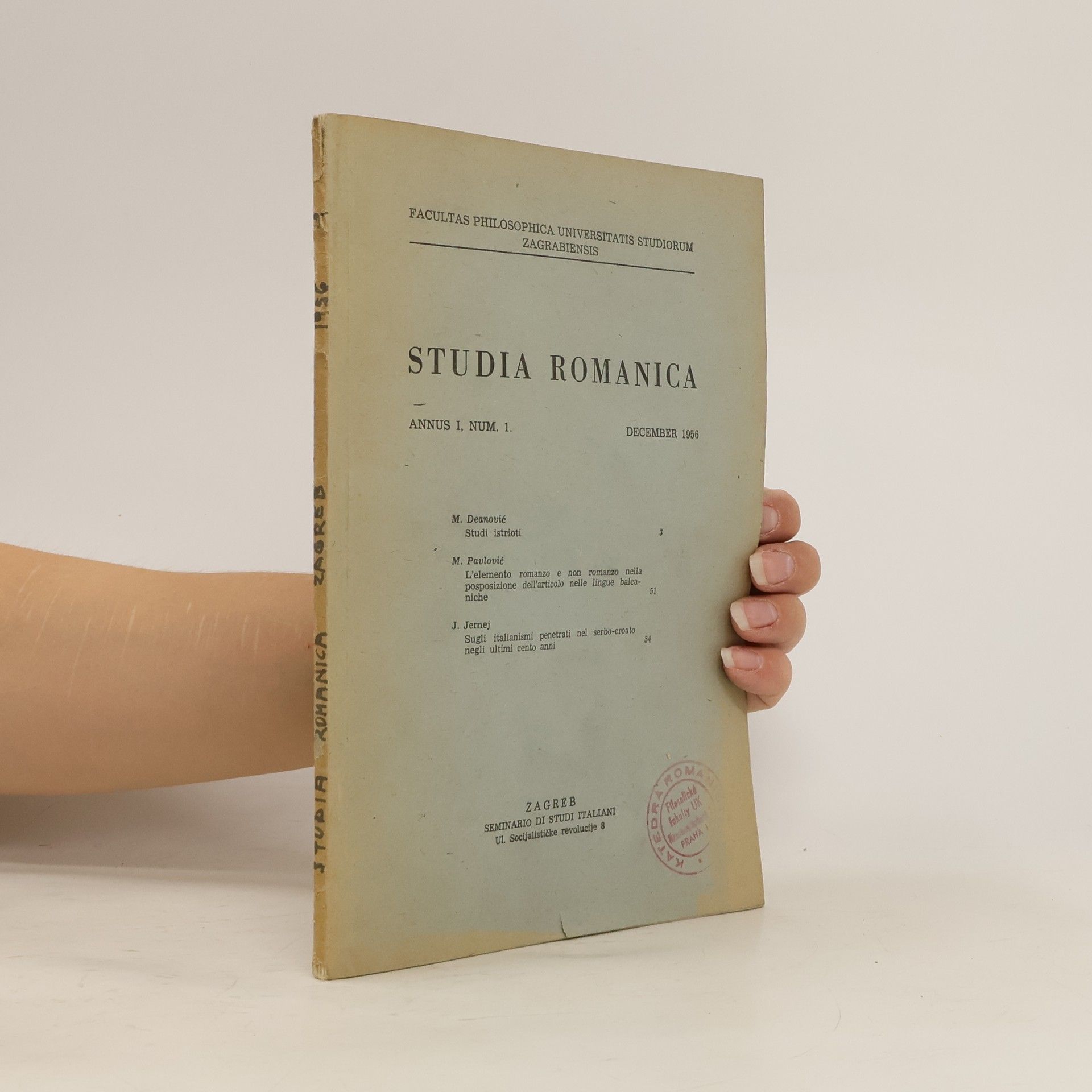 AA.VV. Studia Romanica 1