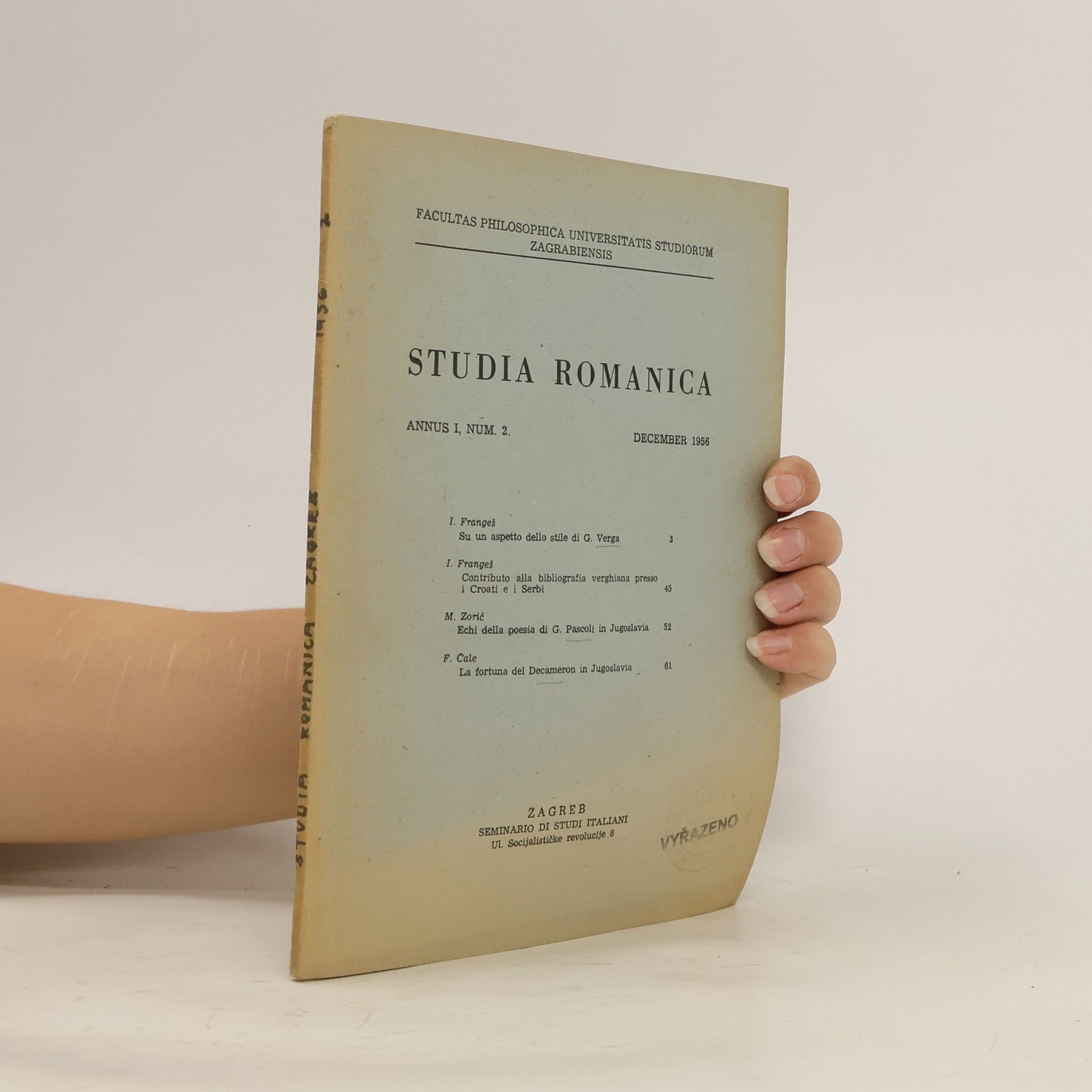 AA.VV. Studia Romanica