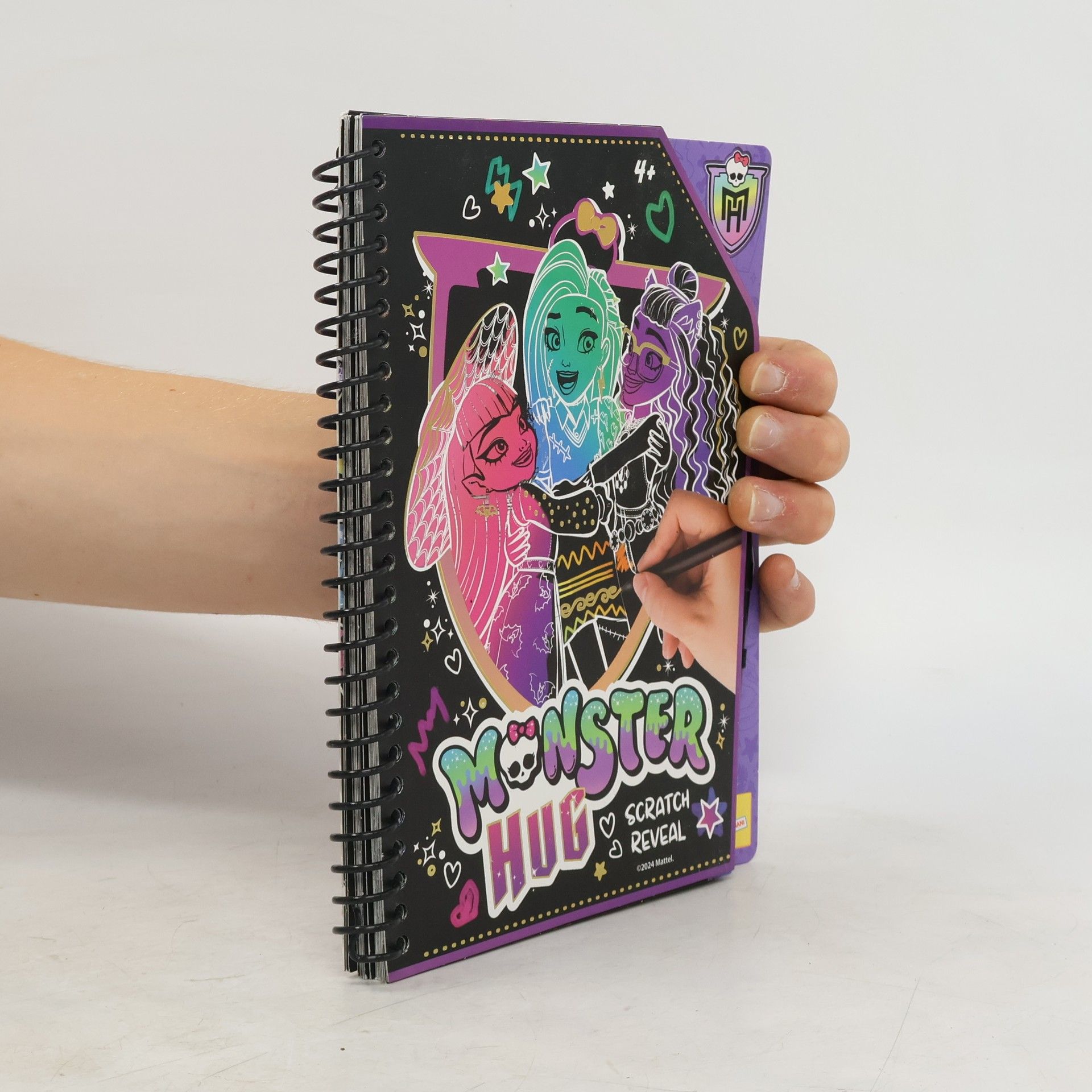 LISCIANI Monster High Sketchbook Monster Hug Scratch Reveal