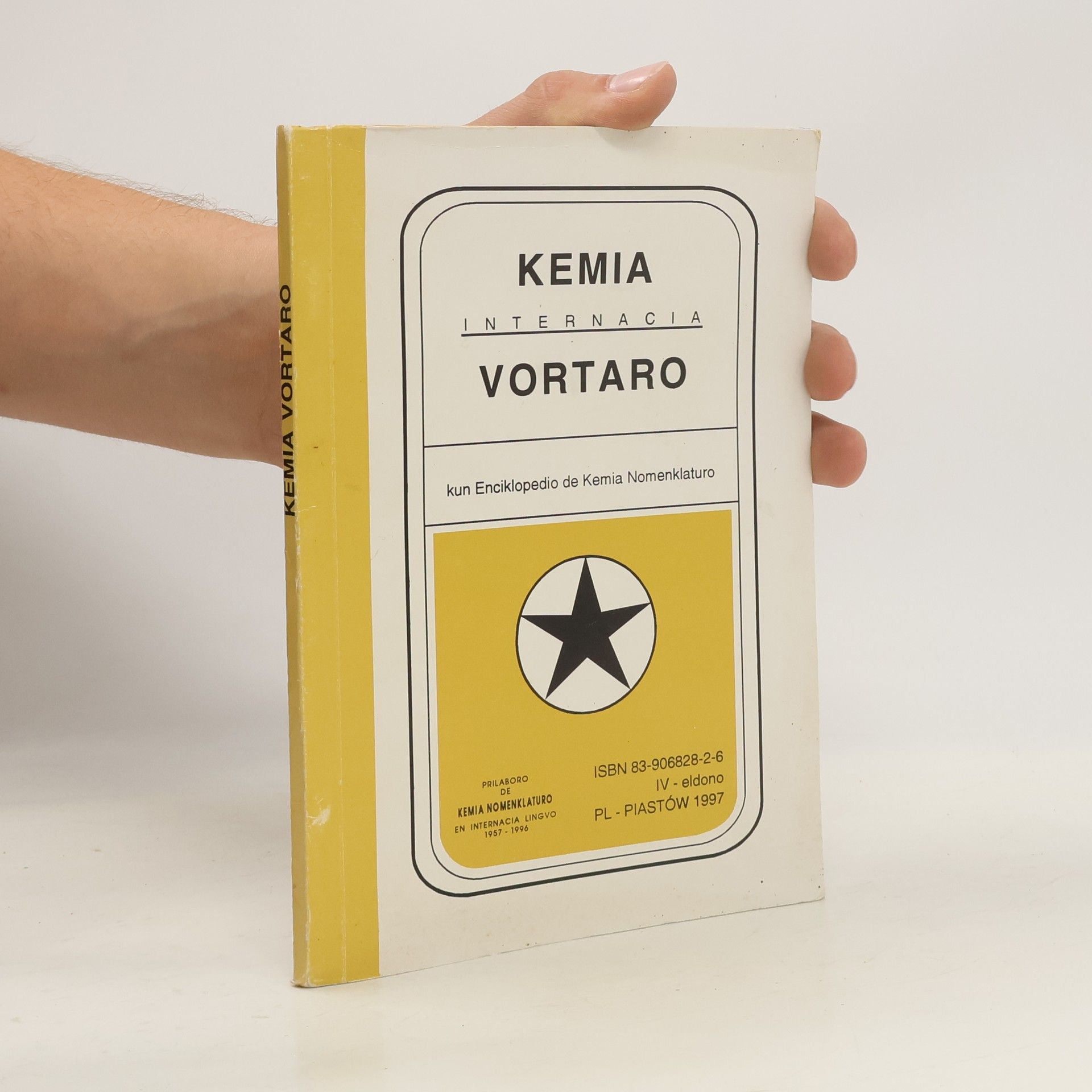 Jan Wacław Pióro Kemia internacia vortaro