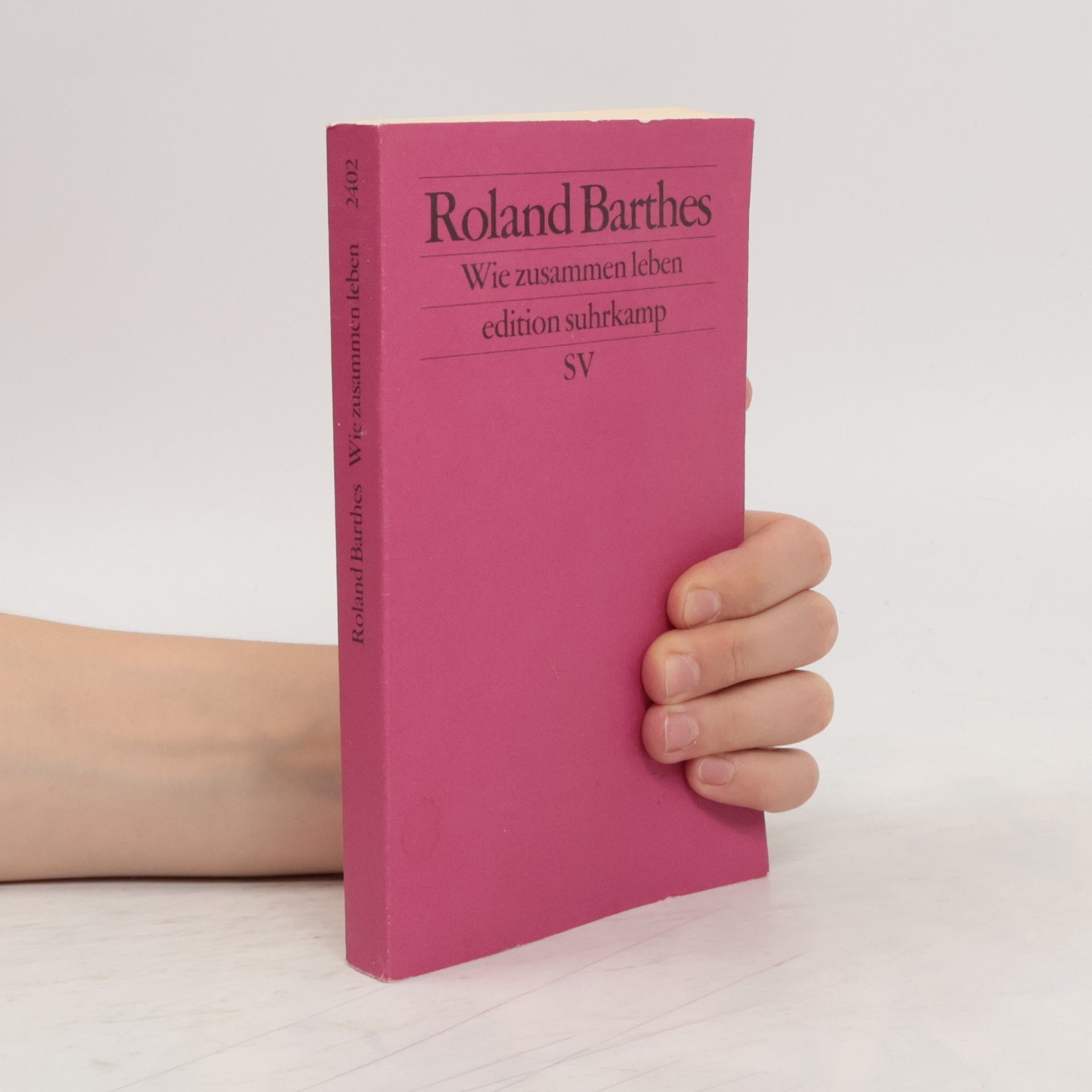 Roland Barthes Wie zusammen leben