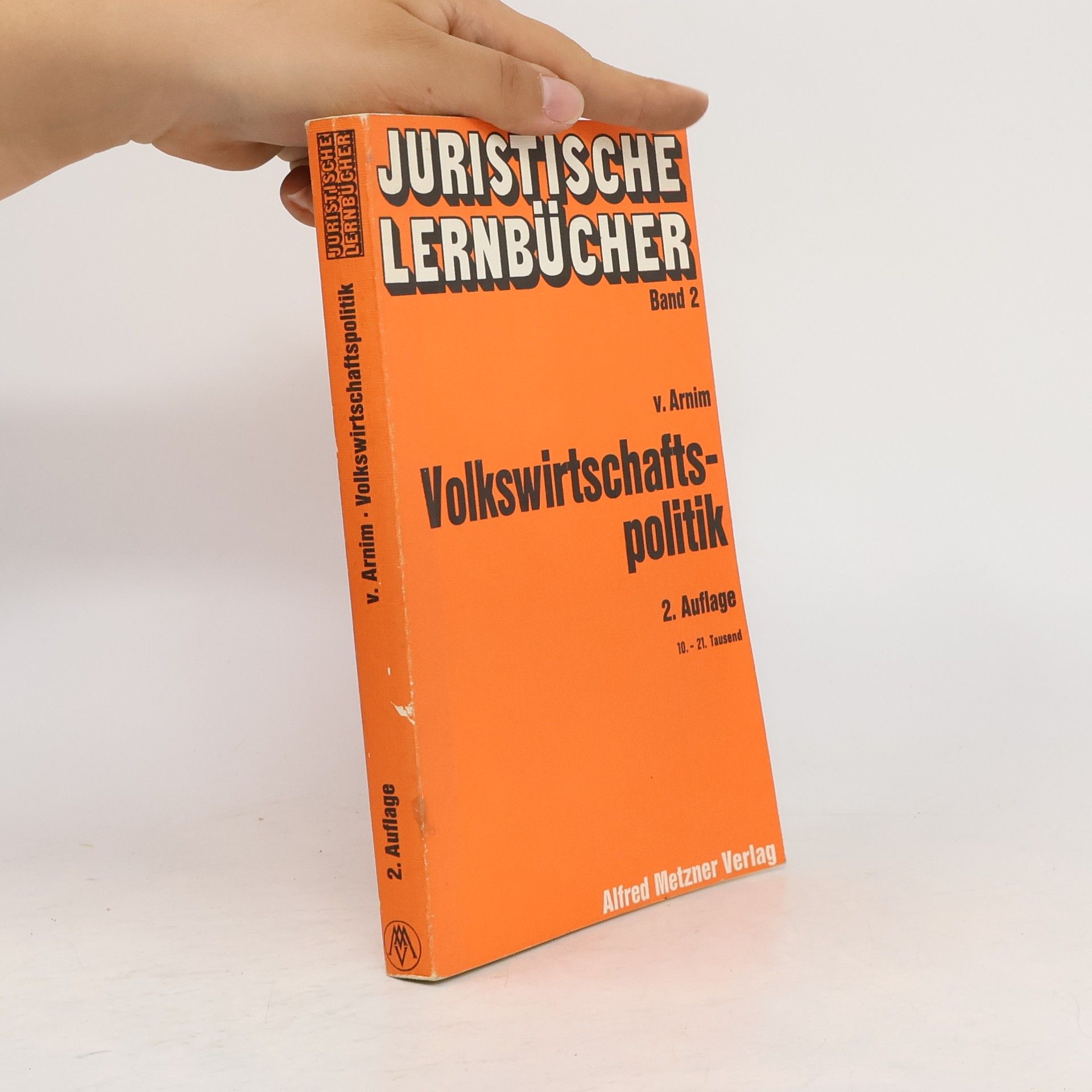 Hans Herbert von Arnim Volkswirtschaftspolitik