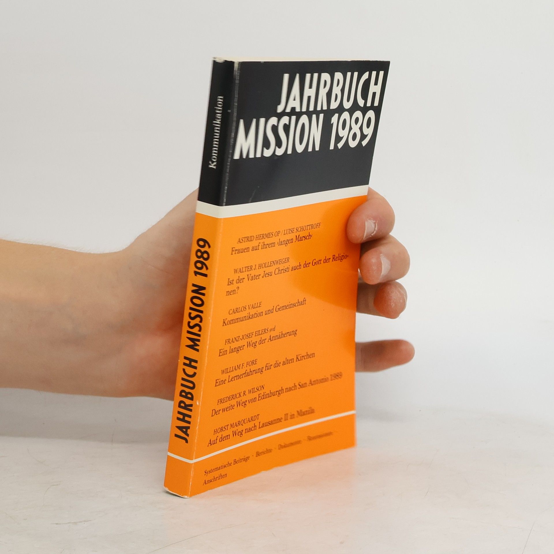 AA.VV. Jahrbuch Mission 1989