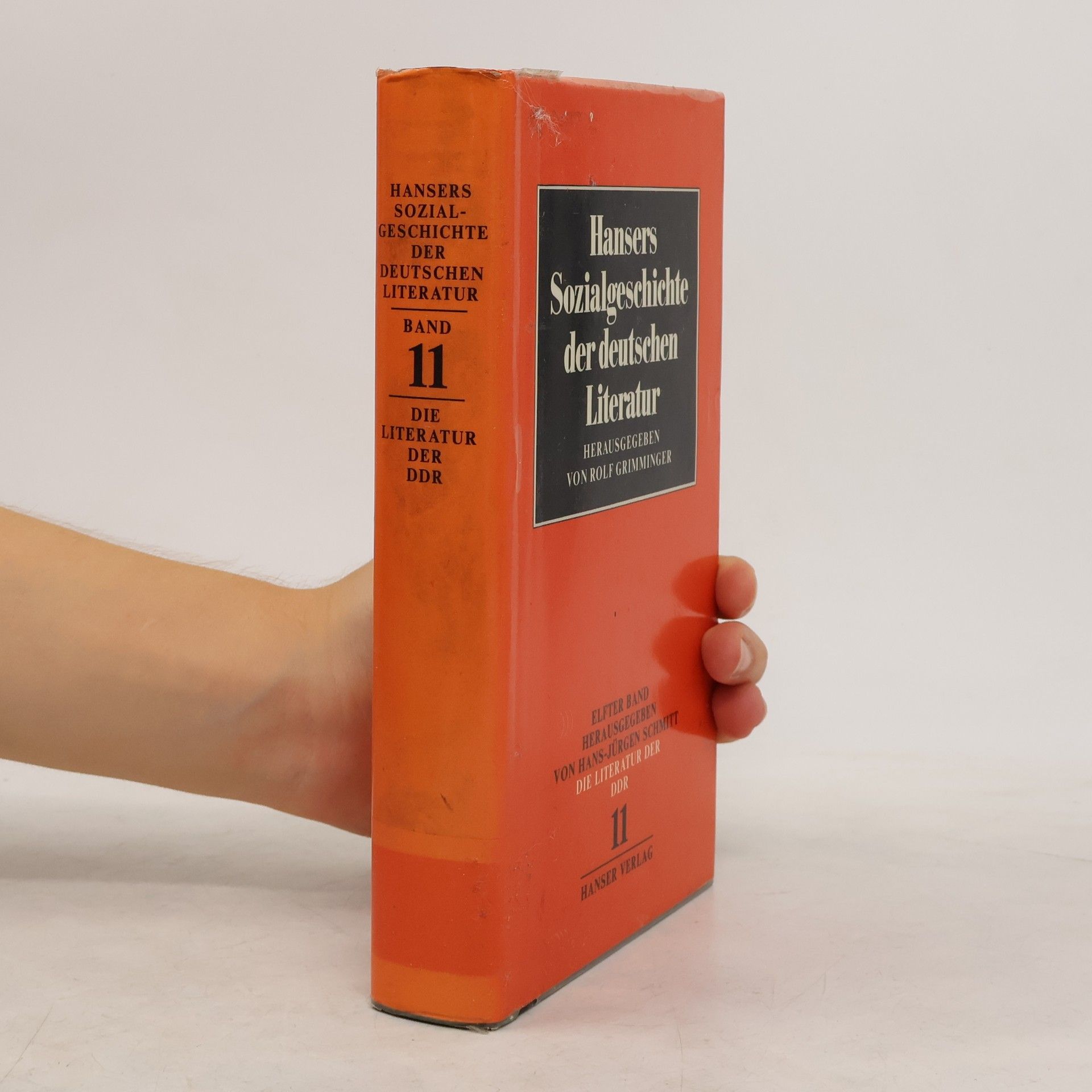 Hans Jürgen Schmitt Hansers Sozialgeschichte der deutschen Literatur vom 16. Jahrhundert bis zur Gegenwart