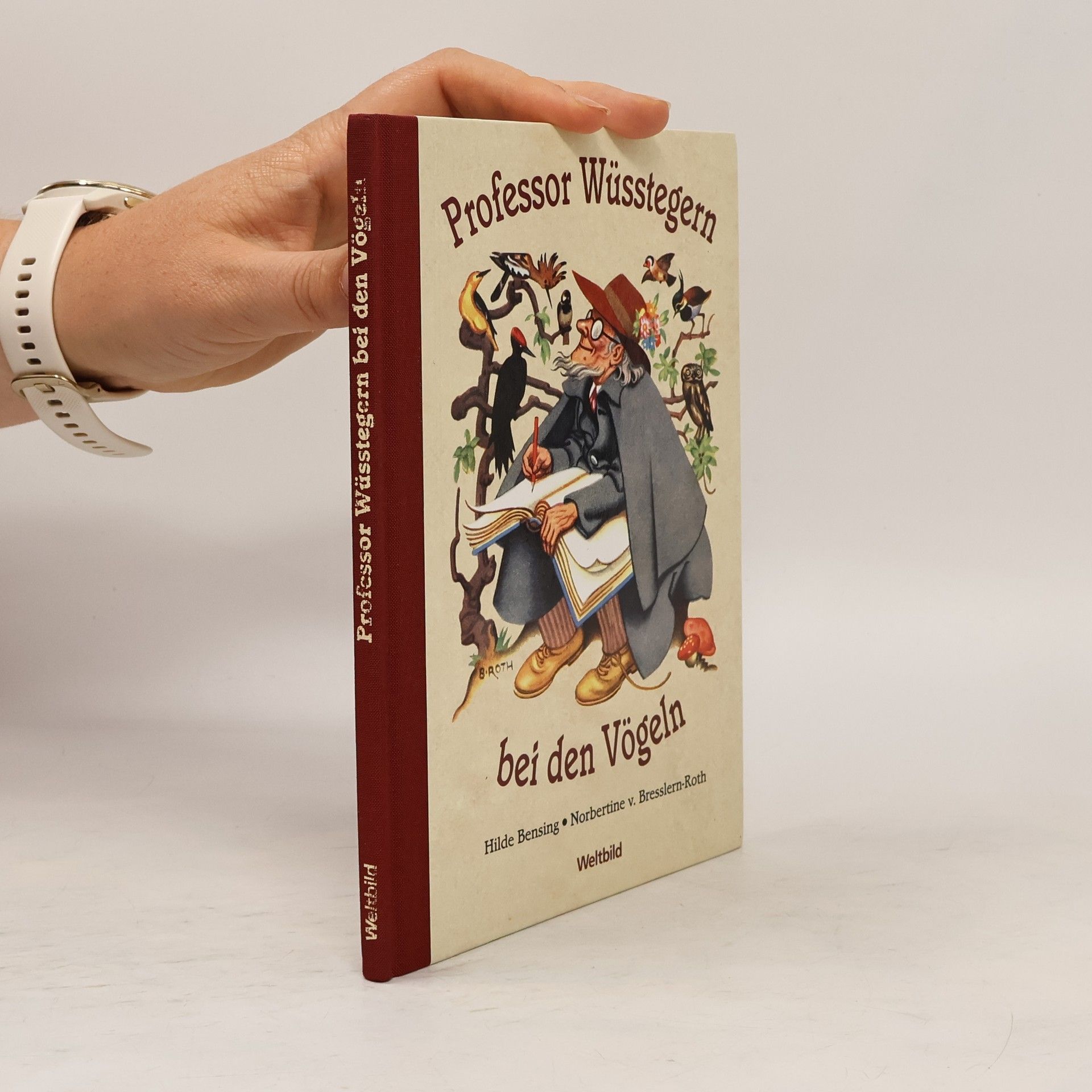 Professor Wüsstegern bei den Vögeln