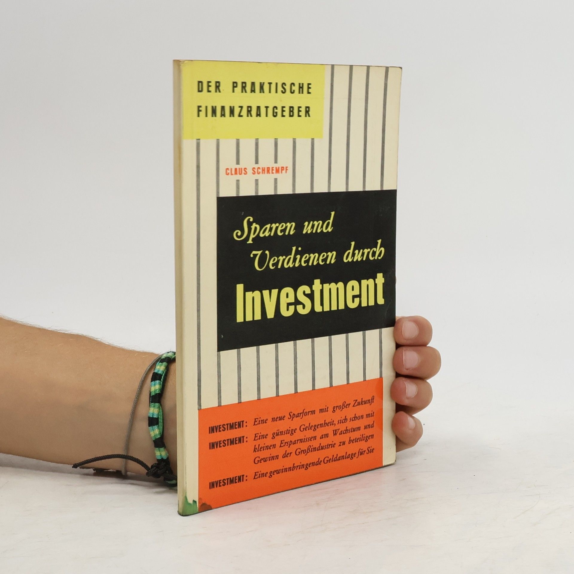 Claus Schrempf Sparen und Verdienen durch Investment