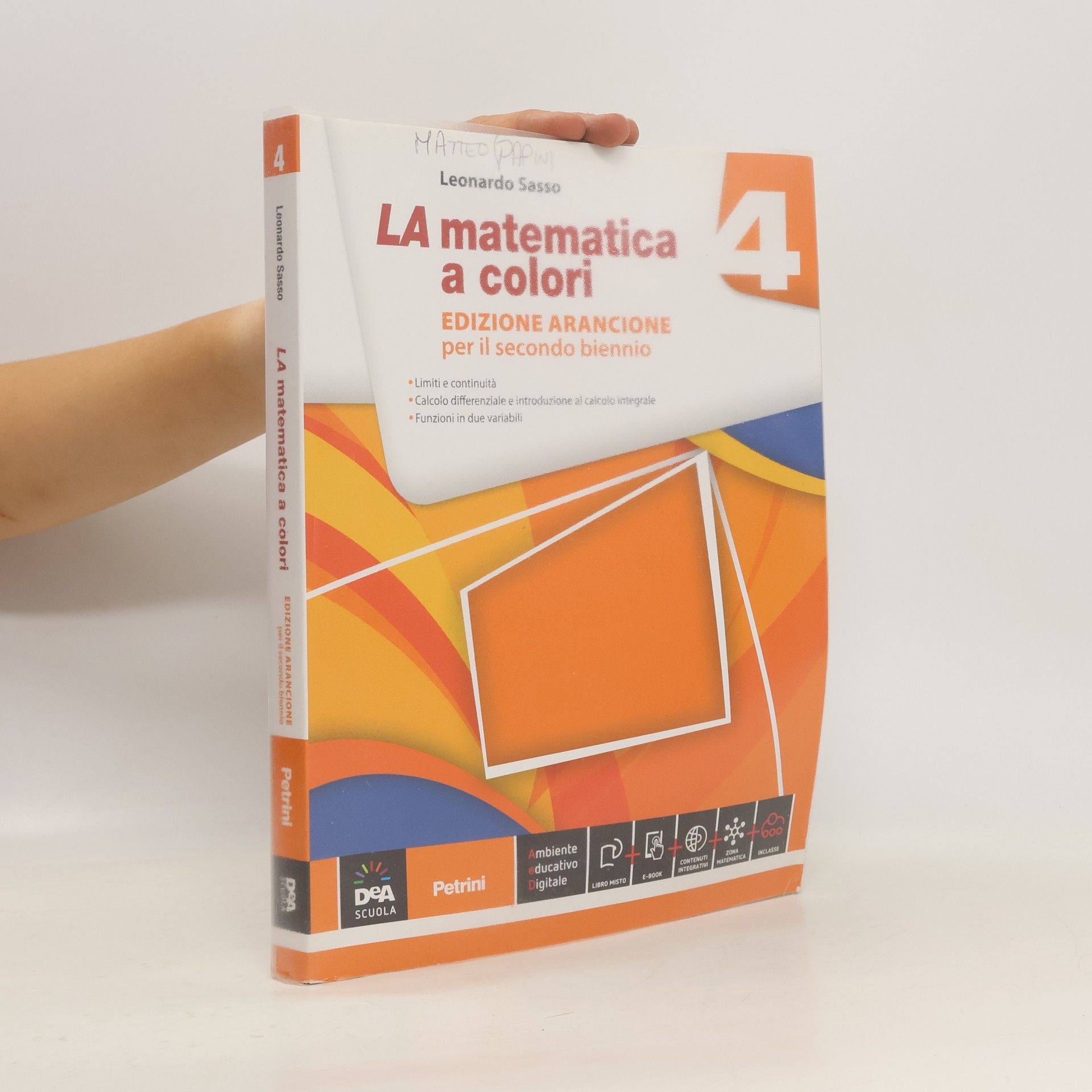 Leonardo Sasso La matematica a colori 4