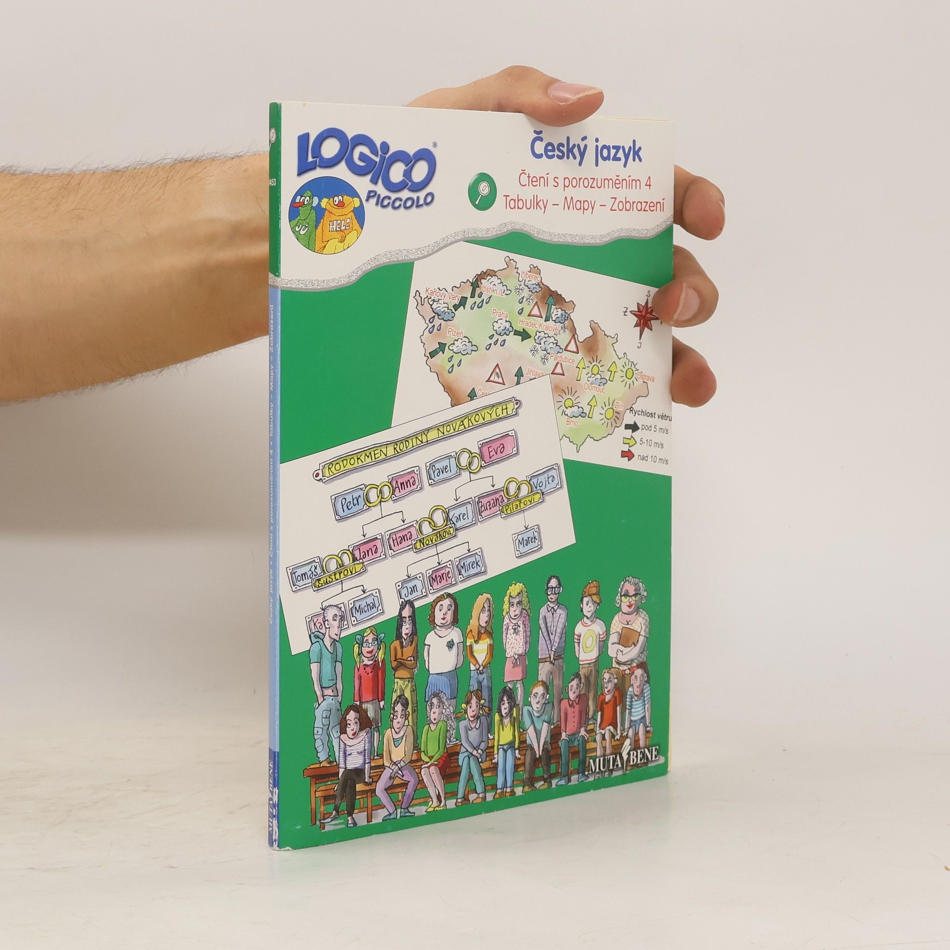 Jáchym Zámečník Český jazyk. Čtení s porozuměním 4, Tabulky-Mapy-Zobrazení