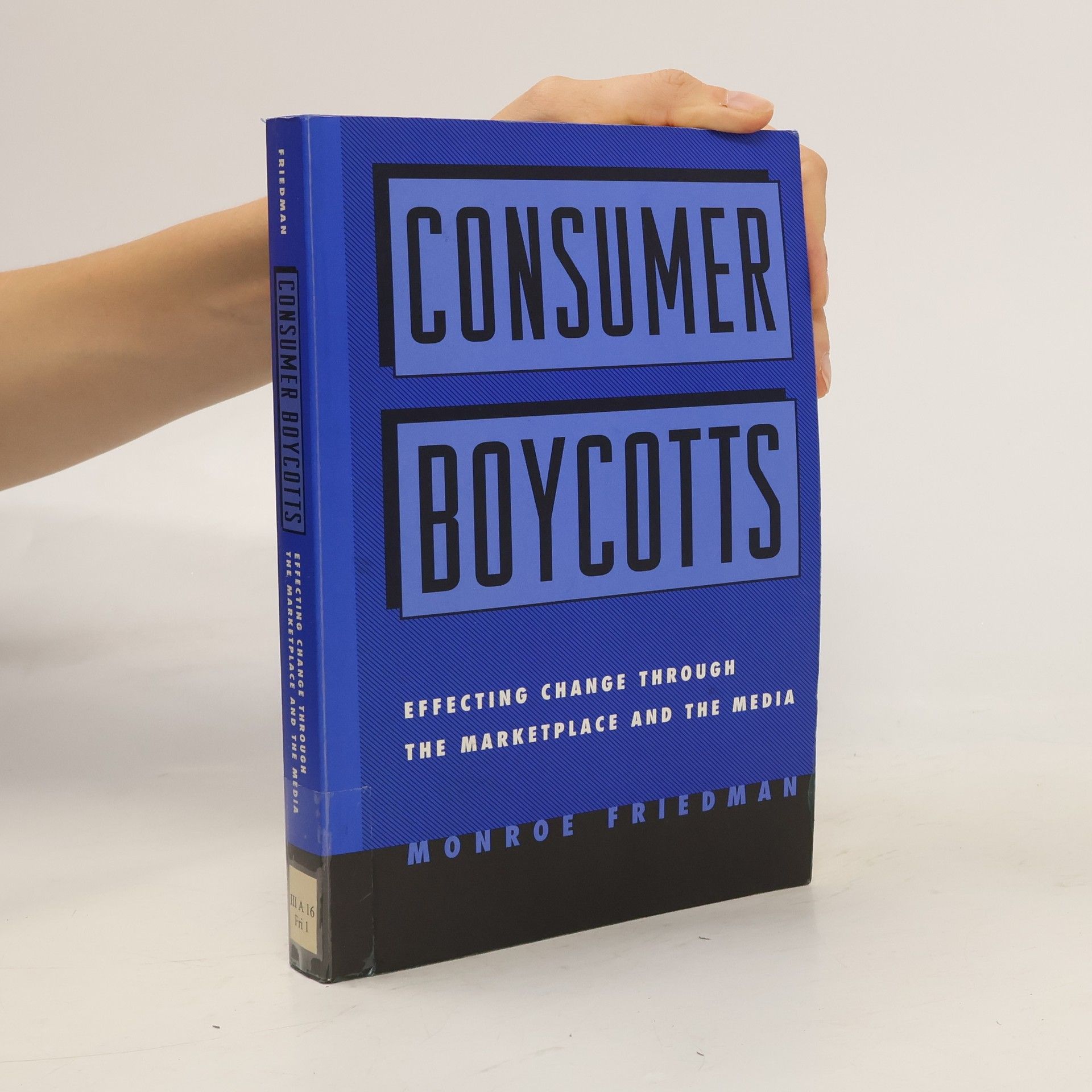 Monroe Friedman Consumer Boycotts