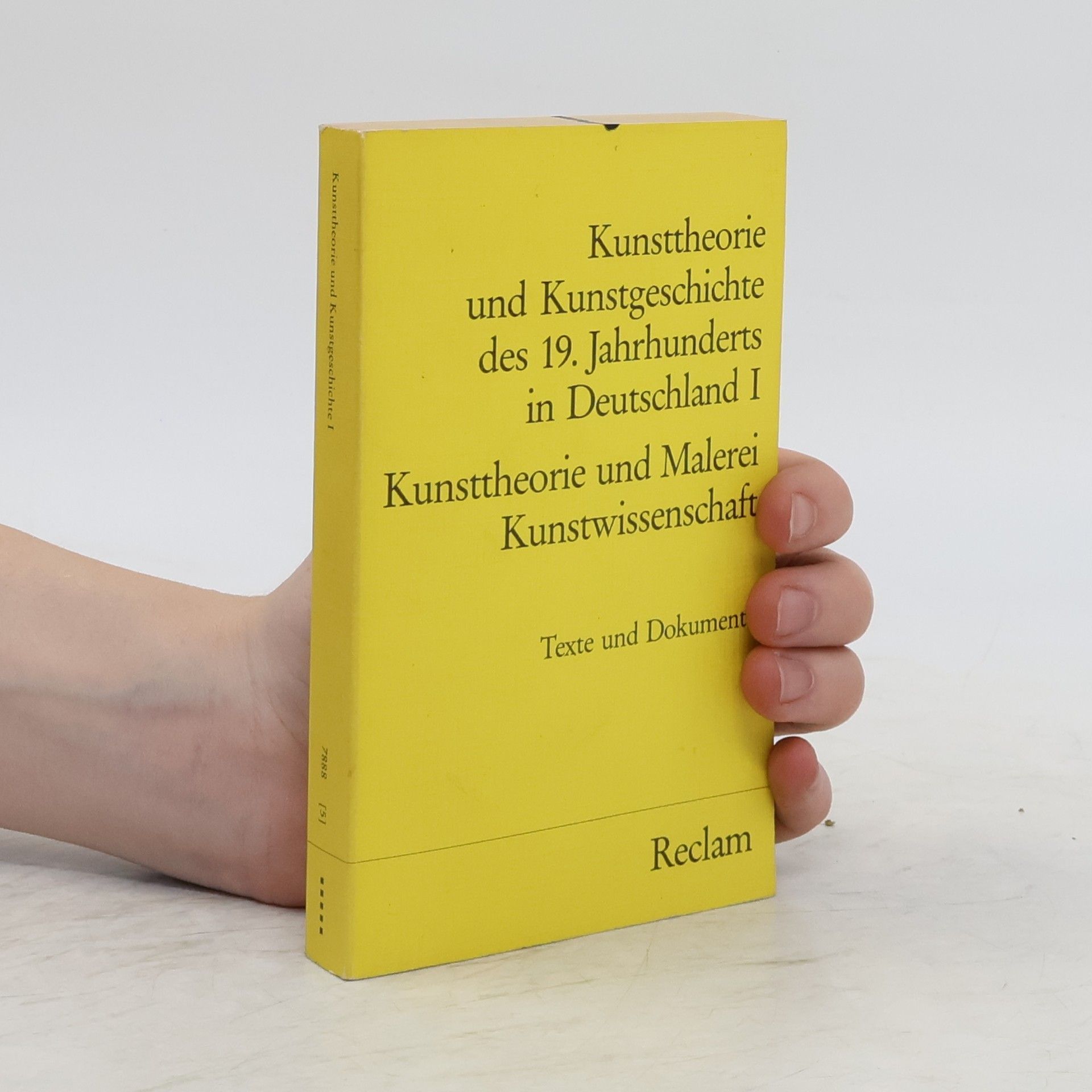 Kunsttheorie und Kunstgeschichte des 19. Jahrhunderts in Deutschland I