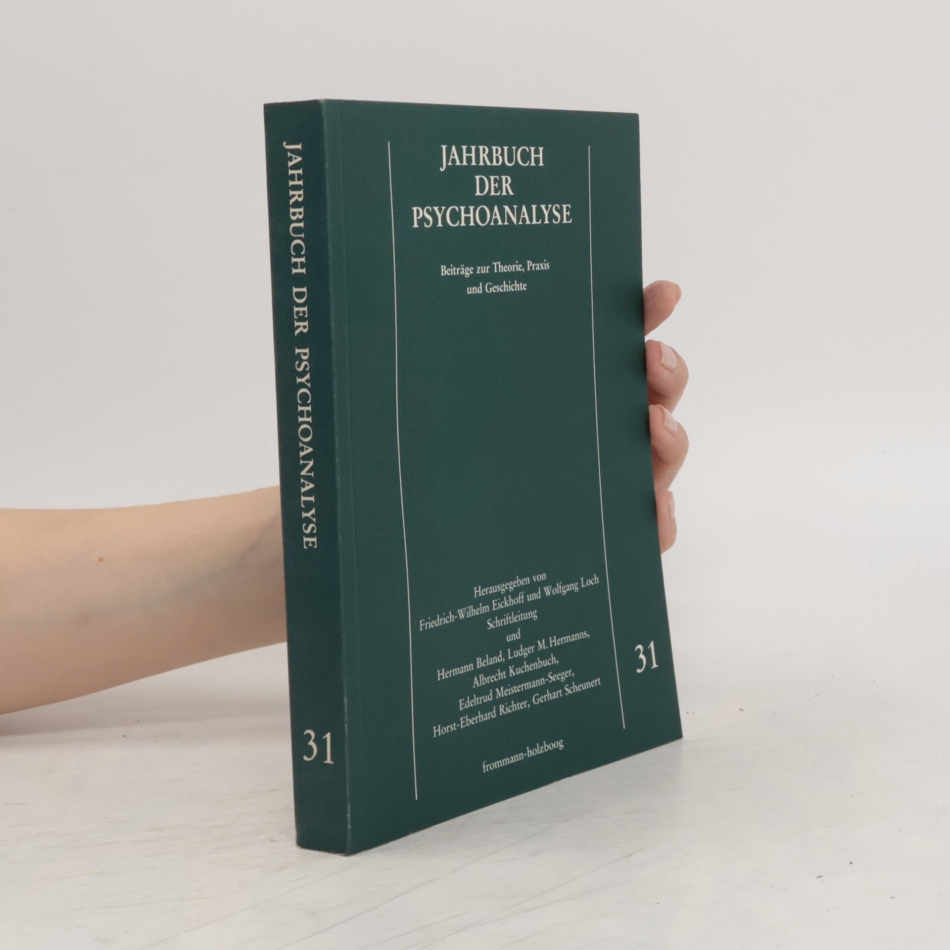 AA.VV. Jahrbuch der Psychoanalyse 31