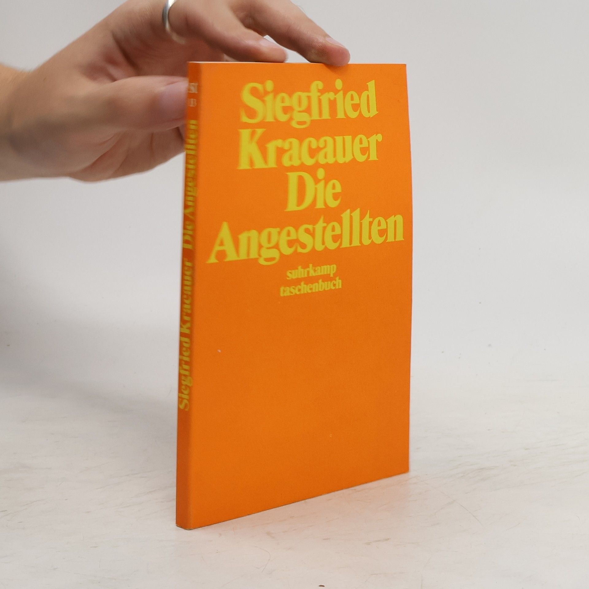 Siegfried Kracauer Die Angestellten