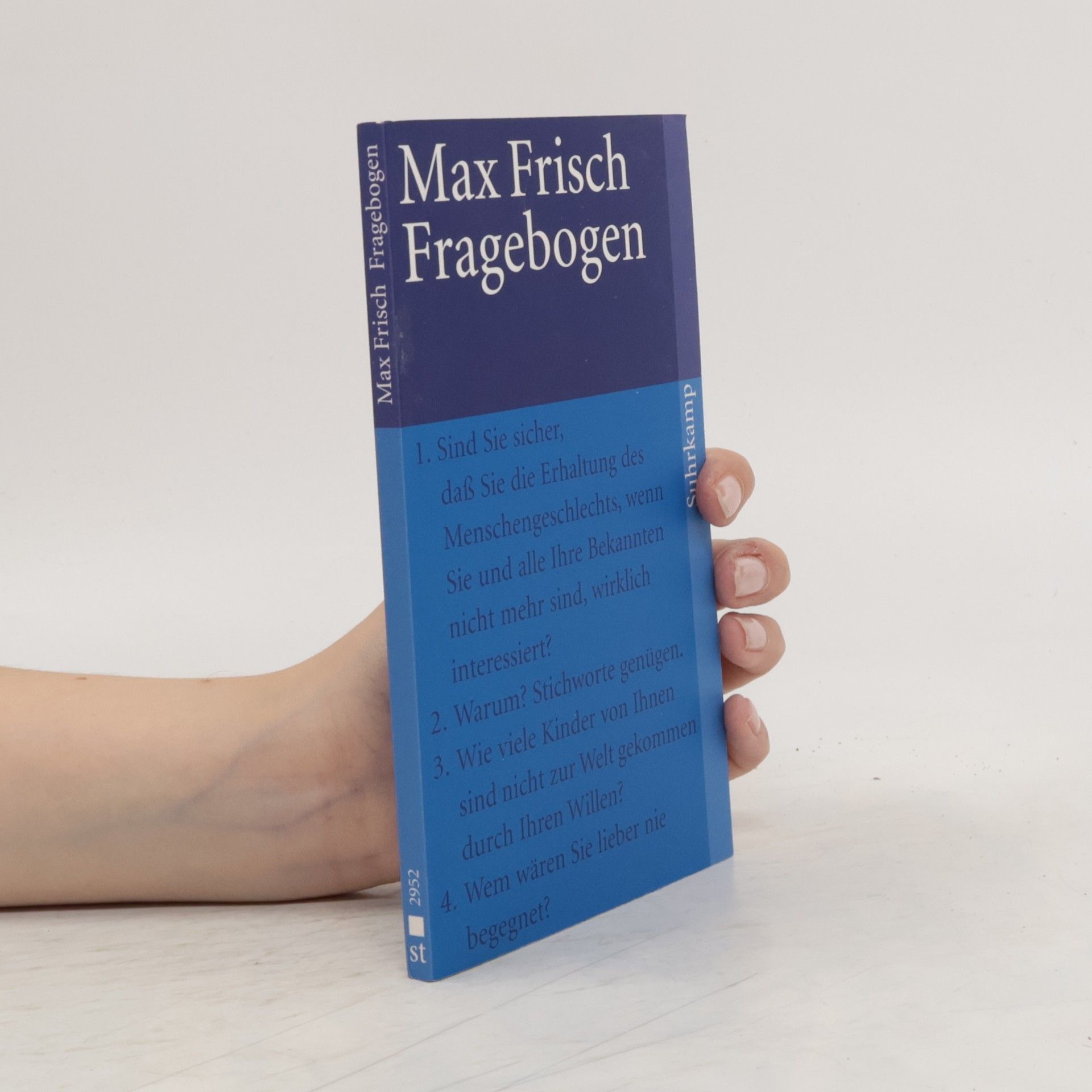 Max Frisch Fragebogen