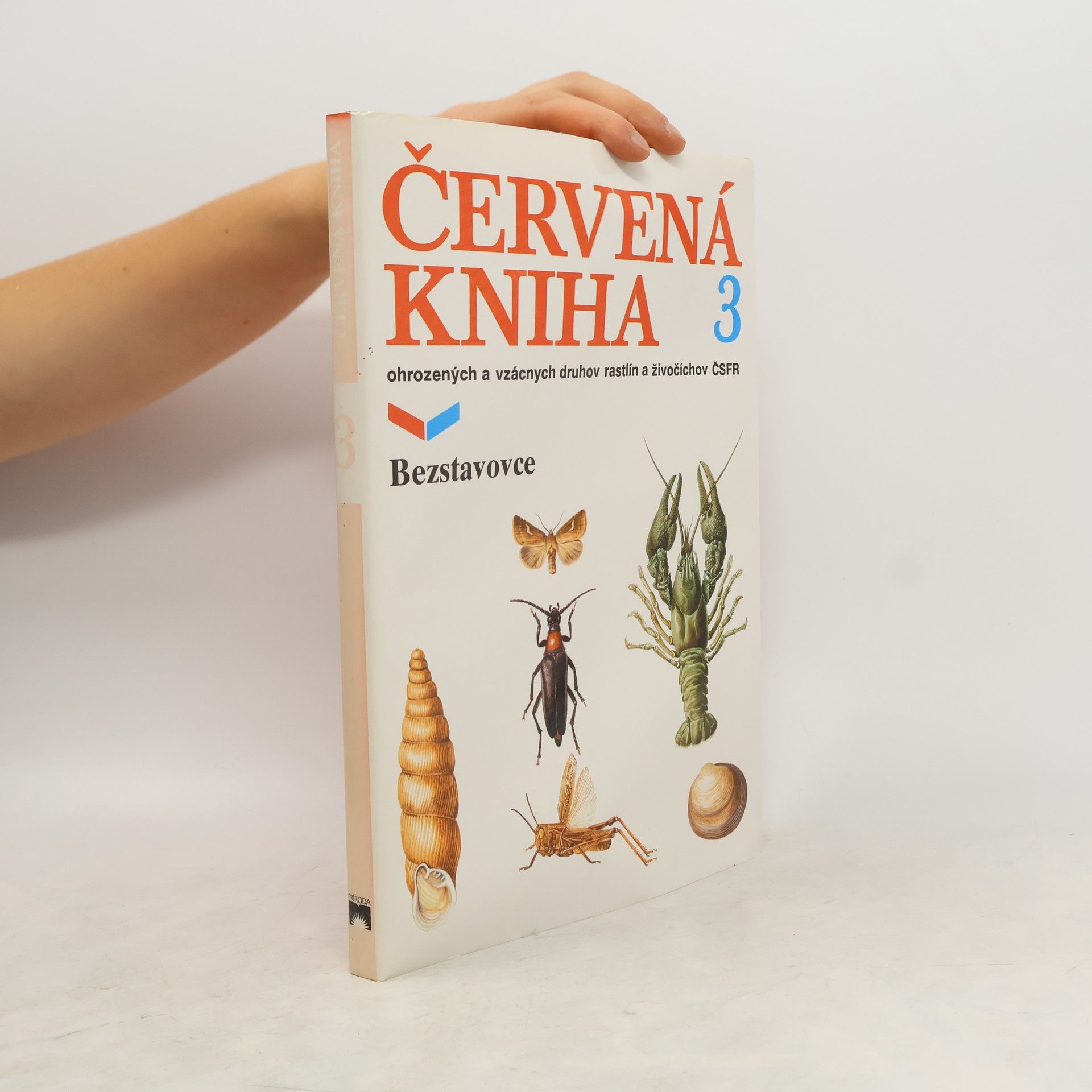 Ludvík Škapec Červená kniha ohrozených a vzácnych druhov rastlín a živočíchov ČSFR 3 - Bezstavovce