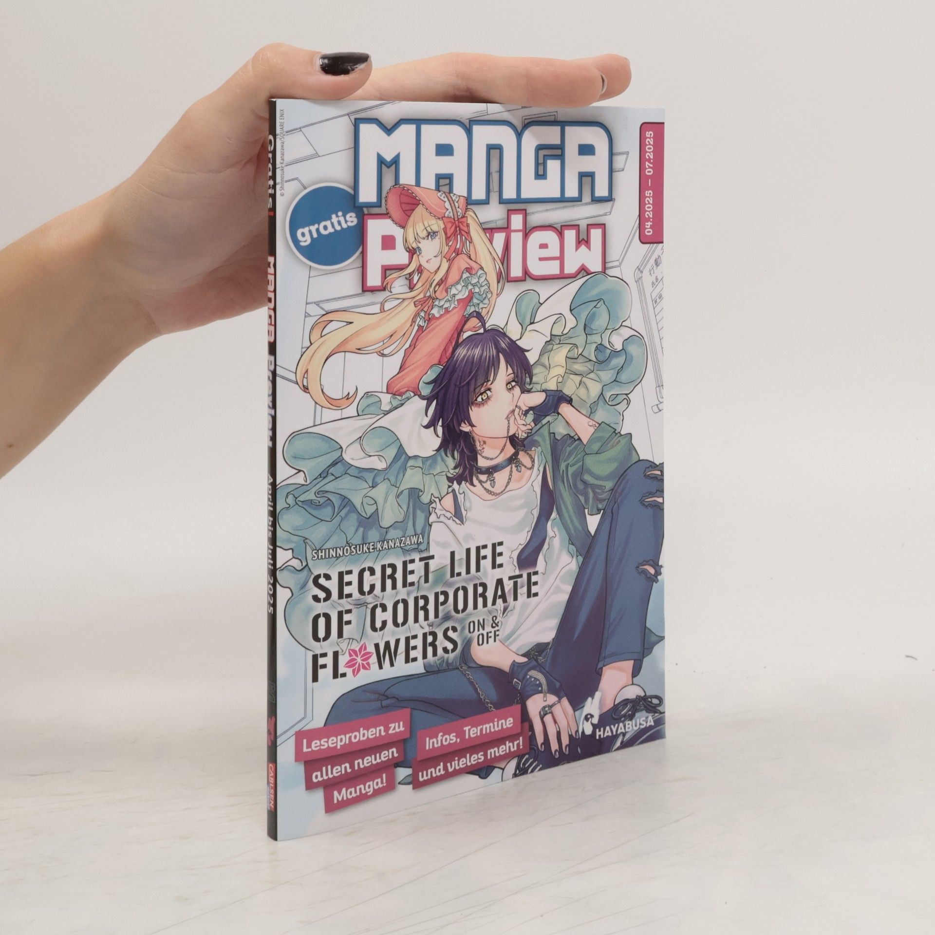 Manga Preview: Secret Life of Corporate Flowers. 4/25 - 7/25