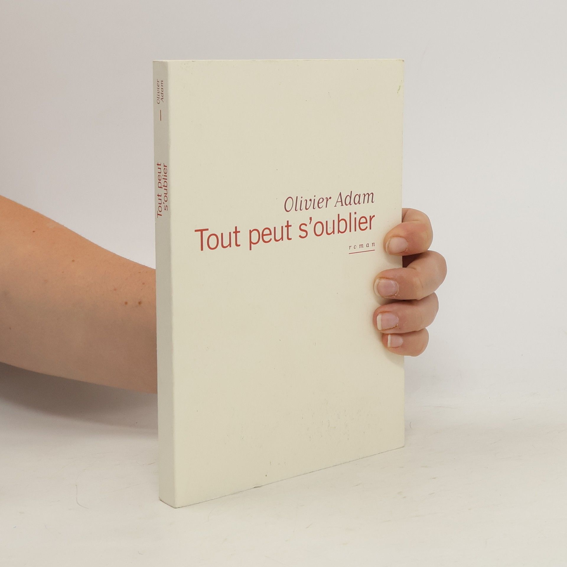 Olivier Adam Tout peut s'oublier