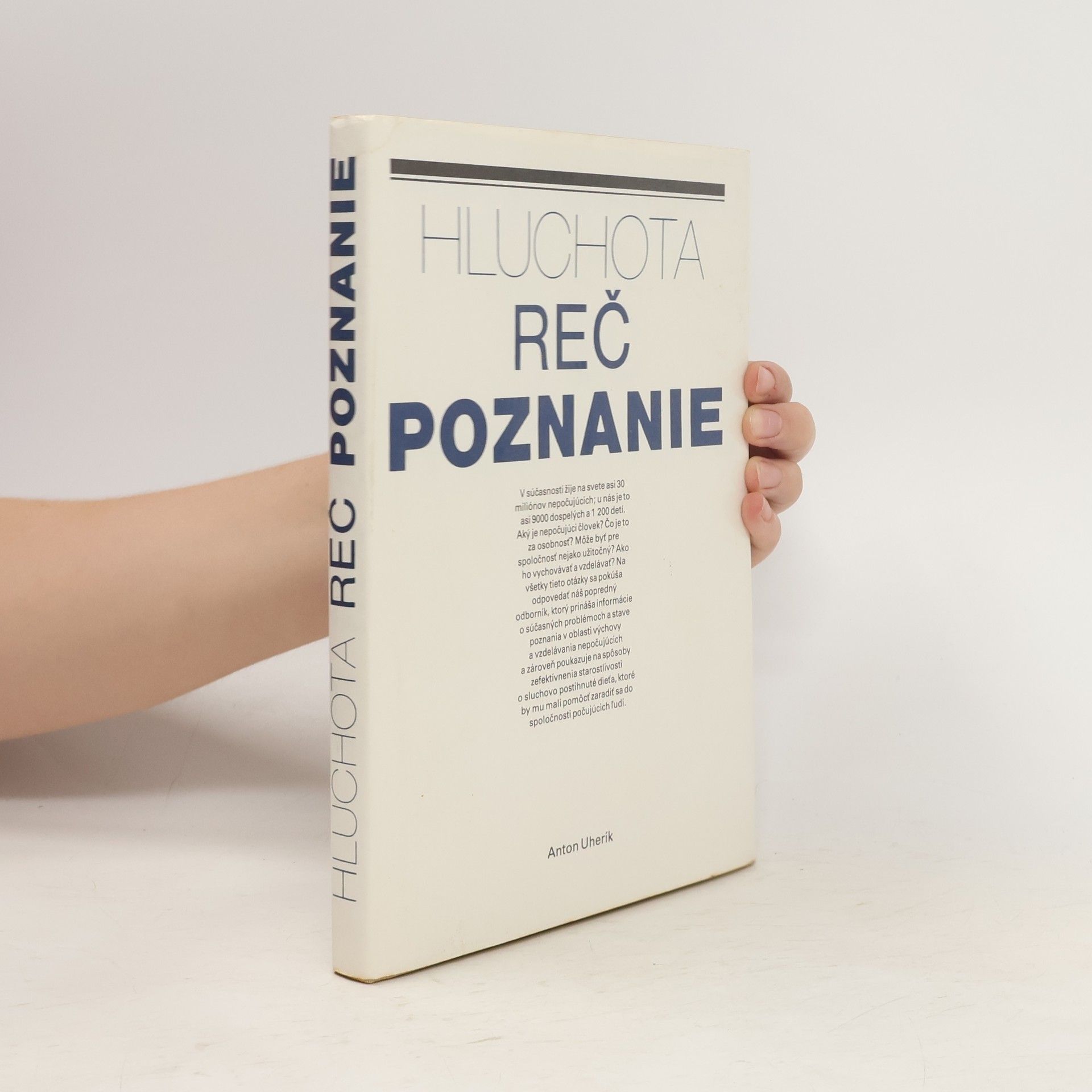 Anton Uherík Hluchota: reč poznanie