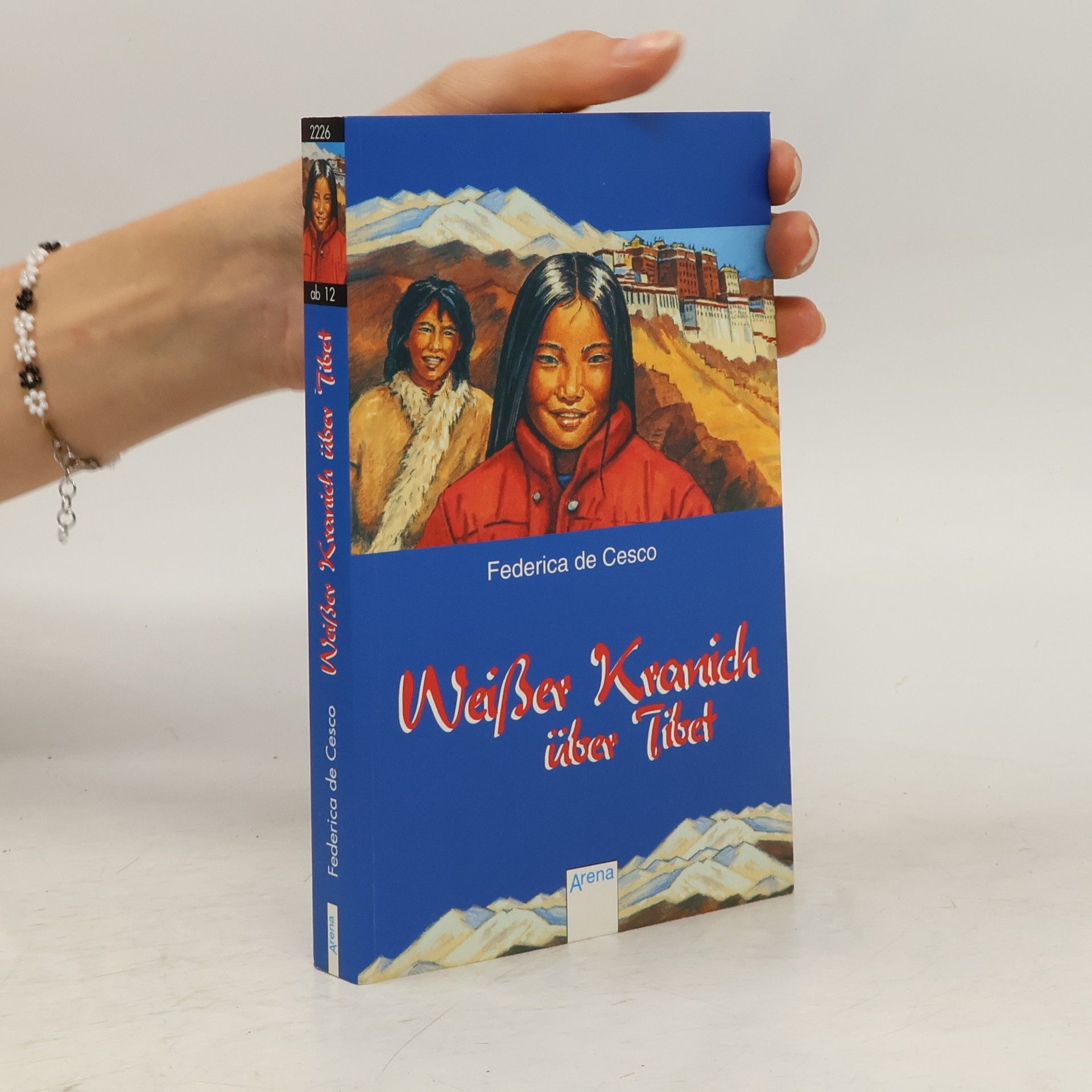Federica de Cesco Weißer Kranich über Tibet