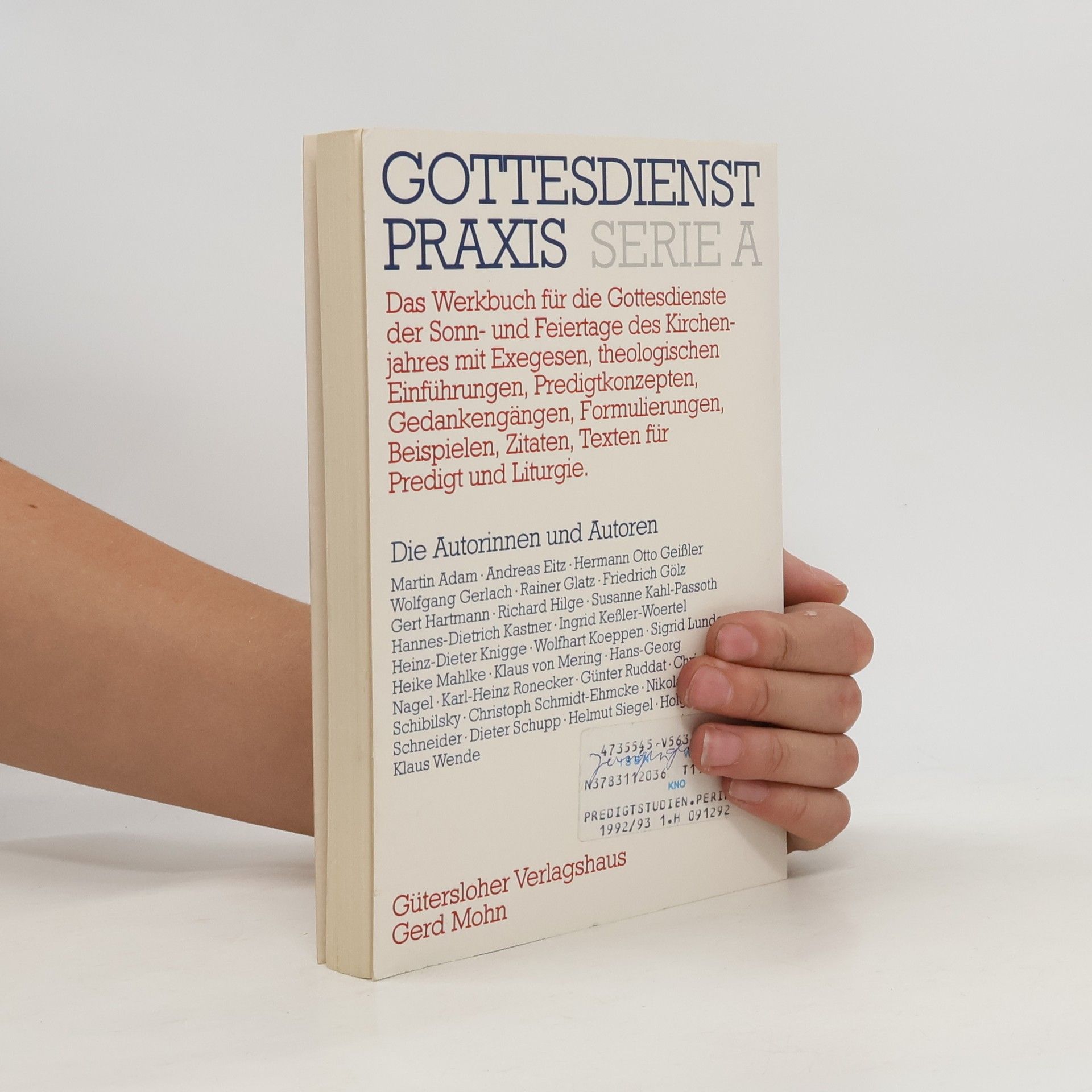 kolektiv Gottesdienstpraxis Serie A