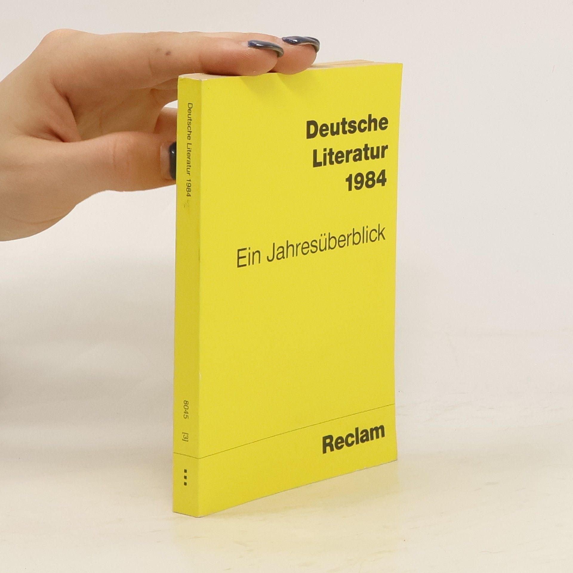 Collectif d'auteurs Deutsche Literatur 1984