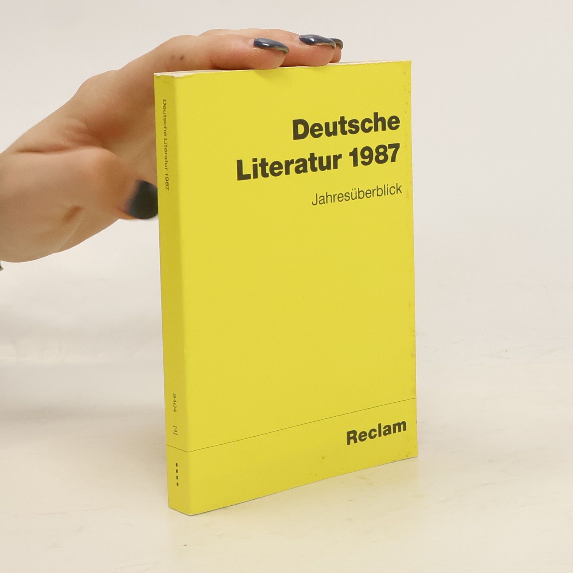 Collectif d'auteurs Deutsche Literatur 1987