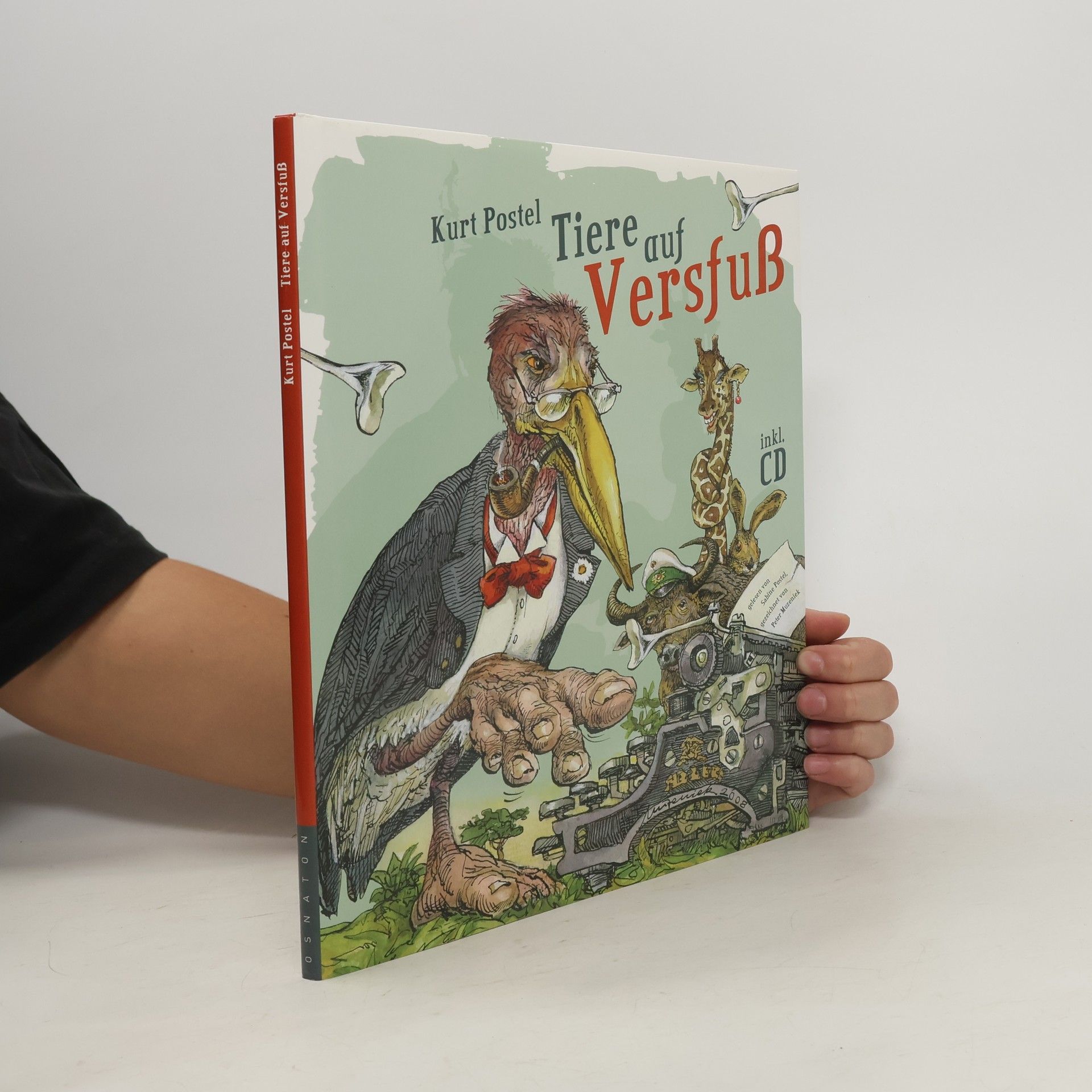 Tiere auf Versfuß, m. Audio-CD