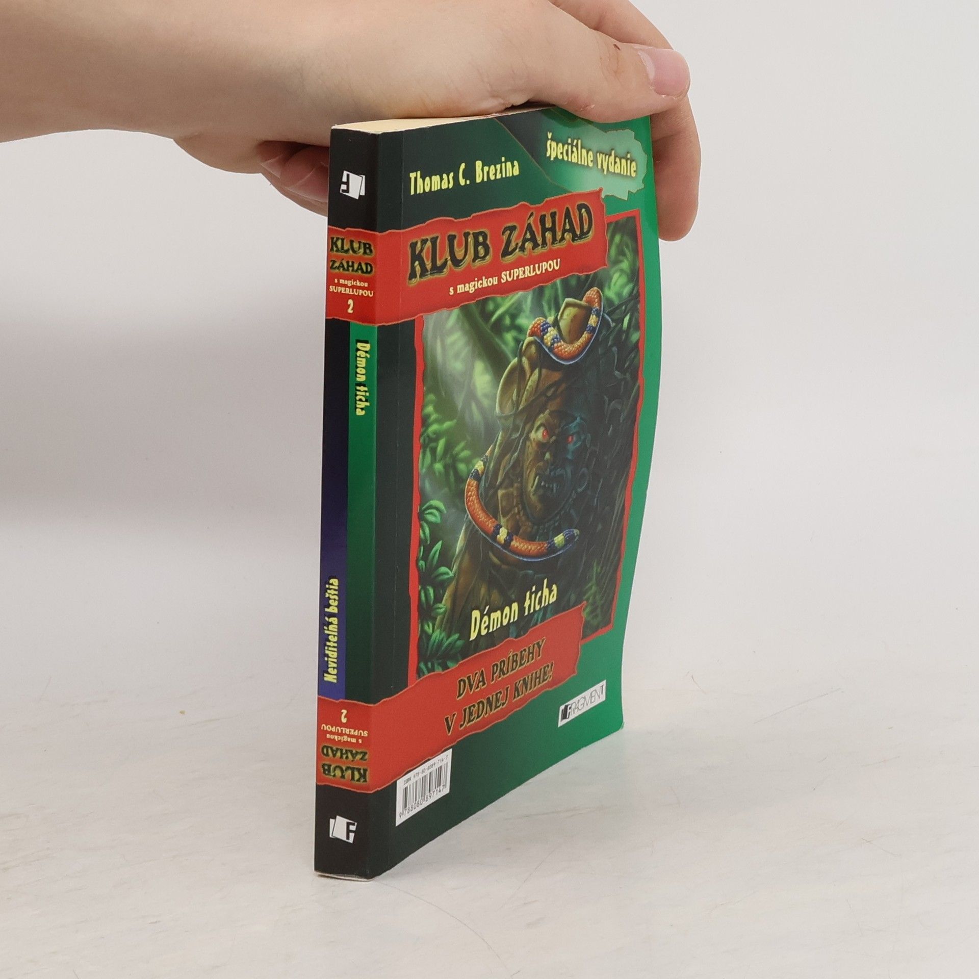 Thomas Brezina Klub záhad. Dva príbehy v jednej knihe. Neviditel´ná beštia, Démon ticha.