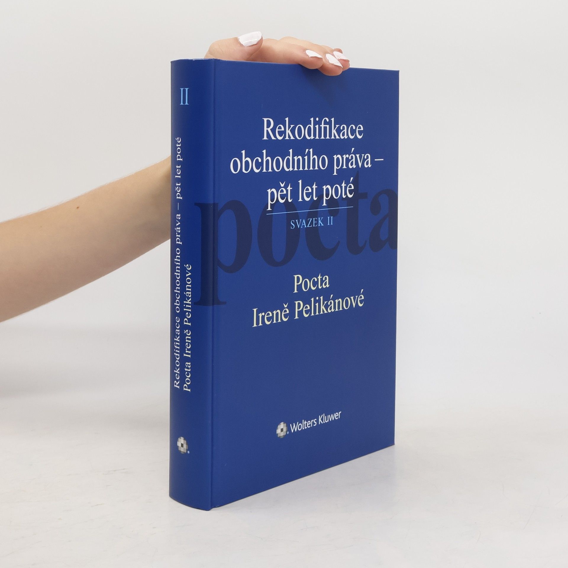 Kateřina Eichlerová Rekodifikace obchodního práva - pět let poté. Svazek I, II. Pocta Stanislavě Černé. Pocta Ireně Pelikánové