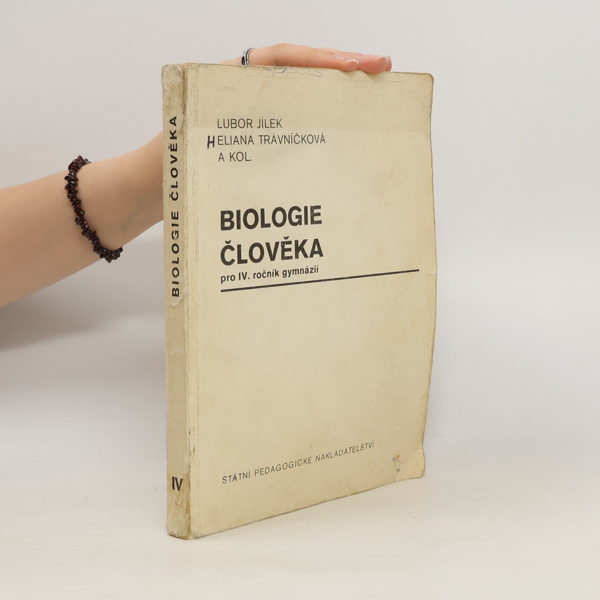 Biologie člověka pro IV. ročník gymnázií : pokusný učební text